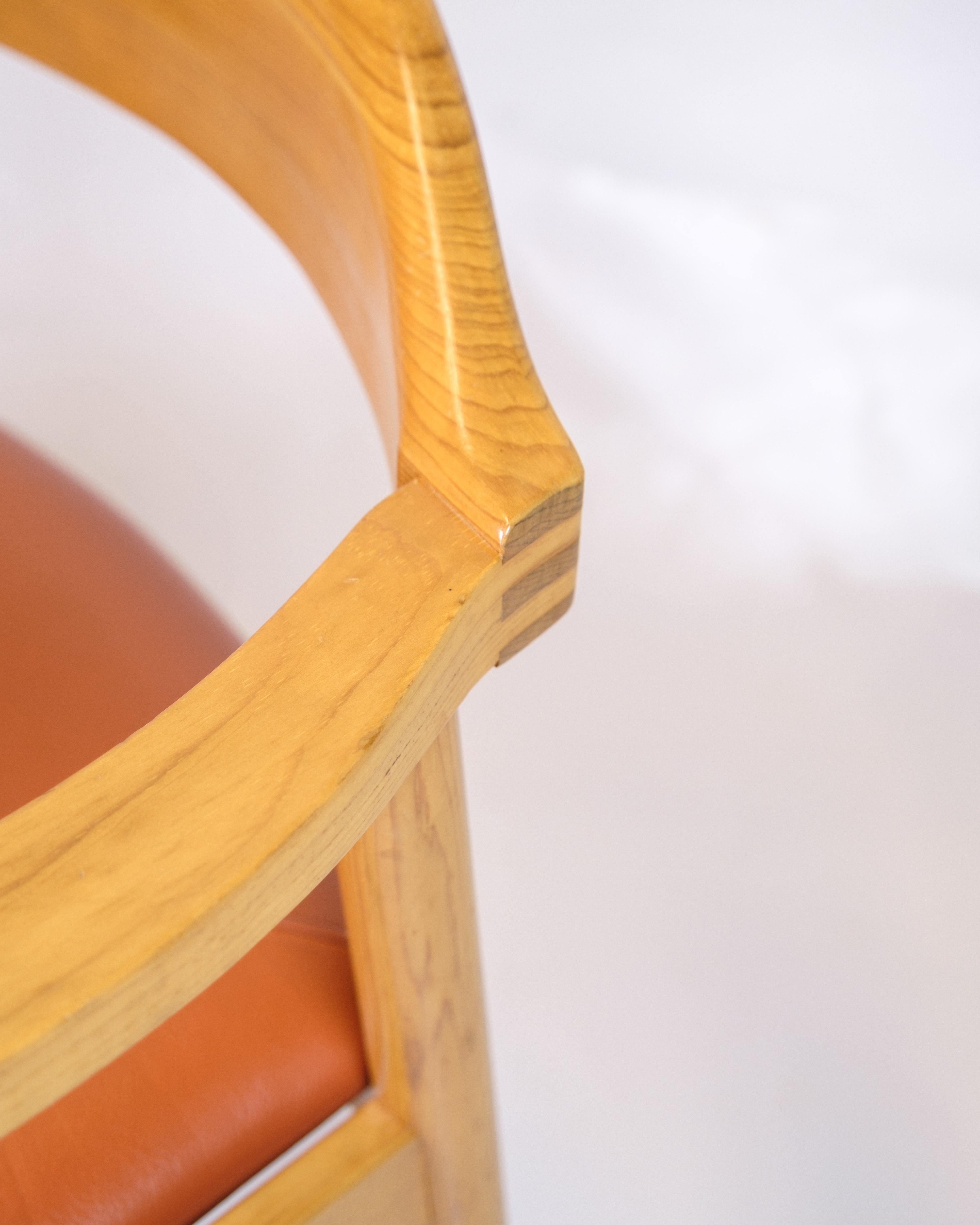 Sillón Modelo De 75 En Piel Coñac Y Colecciones Tappede Por Andreas Hansen Moderno de mediados de siglo en venta