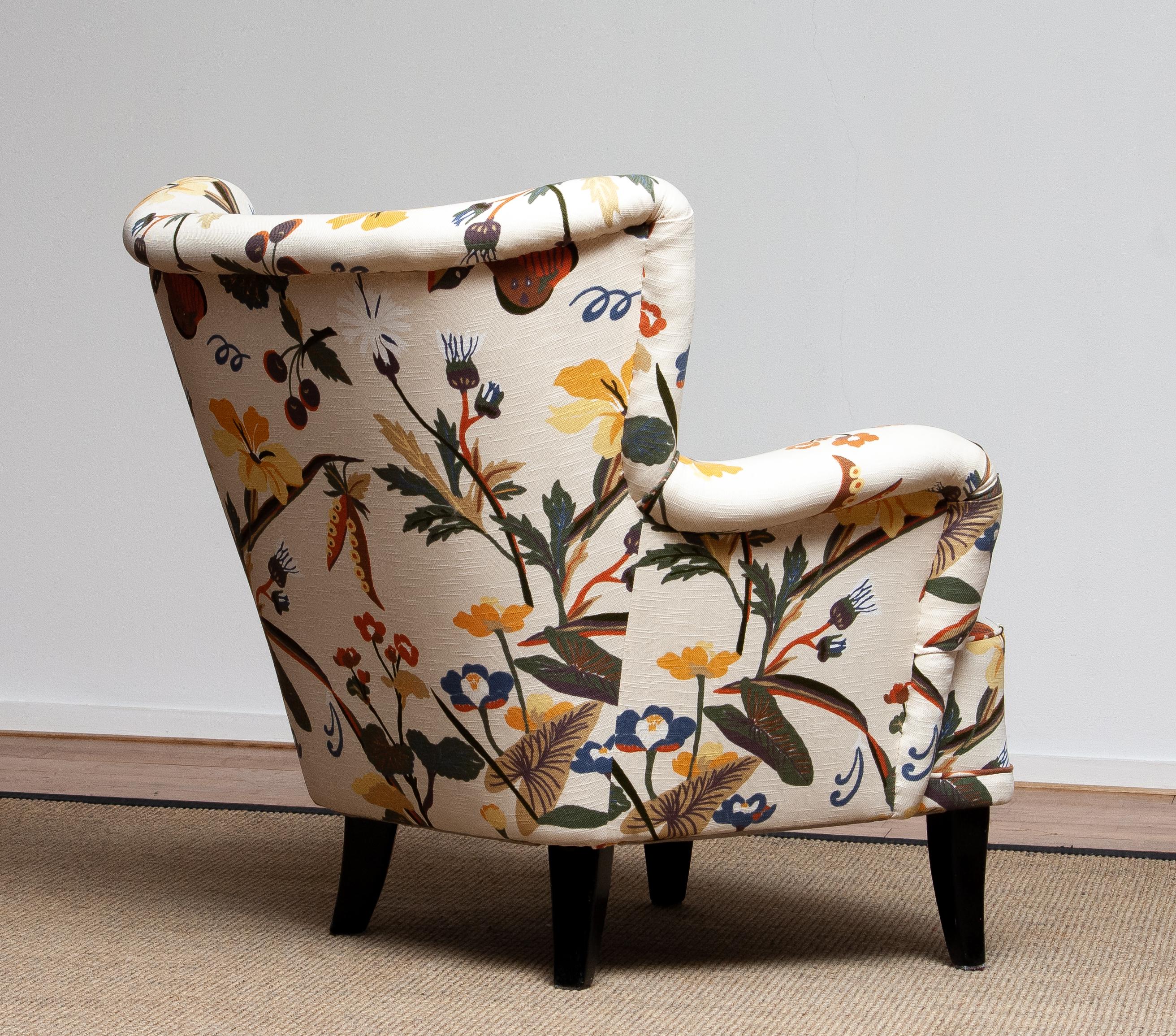 Fabric Armchair Model 