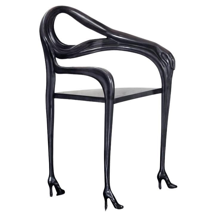 Fauteuil modèle "Leda" Black Edition par Salvador Dalí Surréalisme espagnol