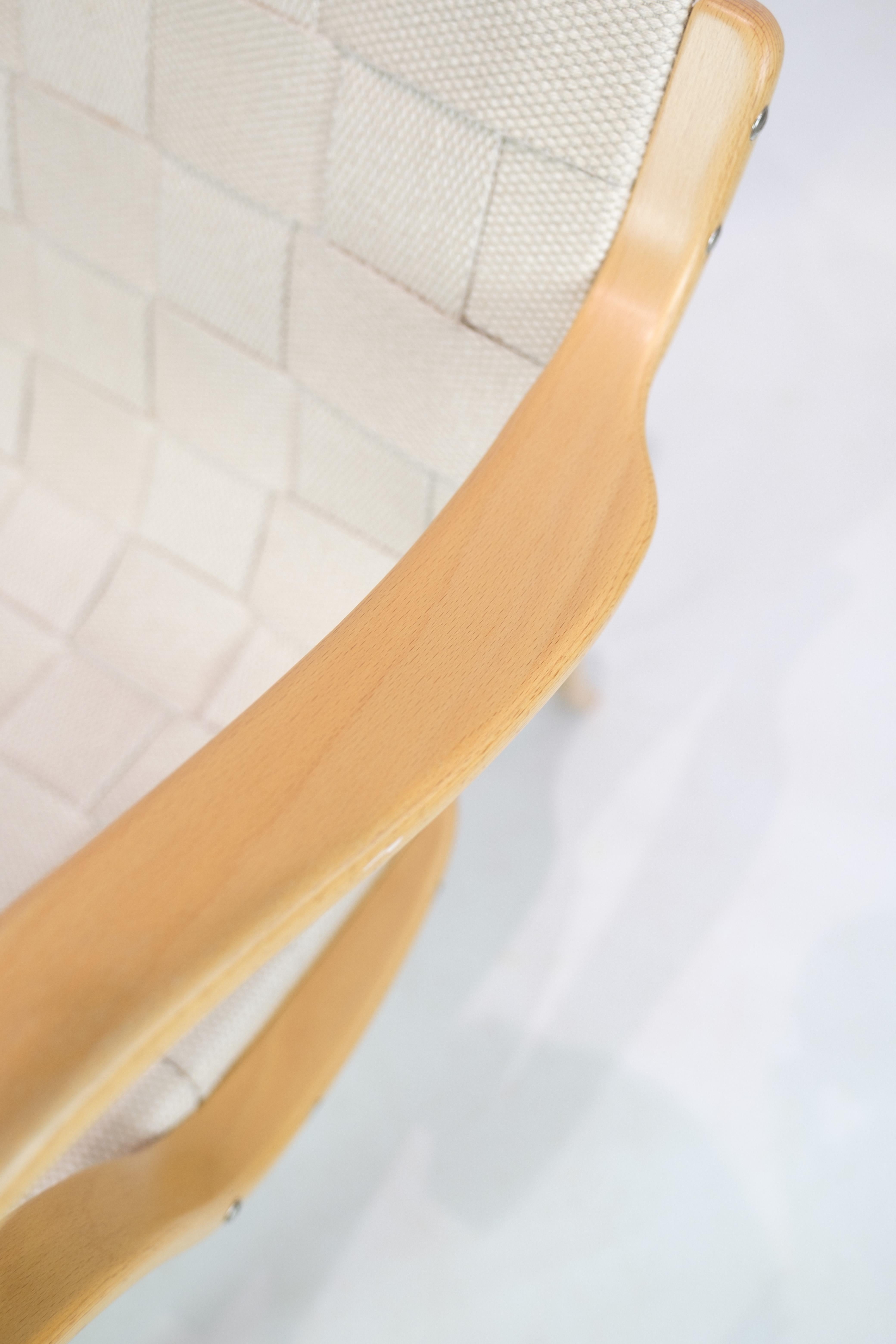 Sessel Modell Mina aus Buche, hergestellt von Bruno Mathsson im Angebot 4