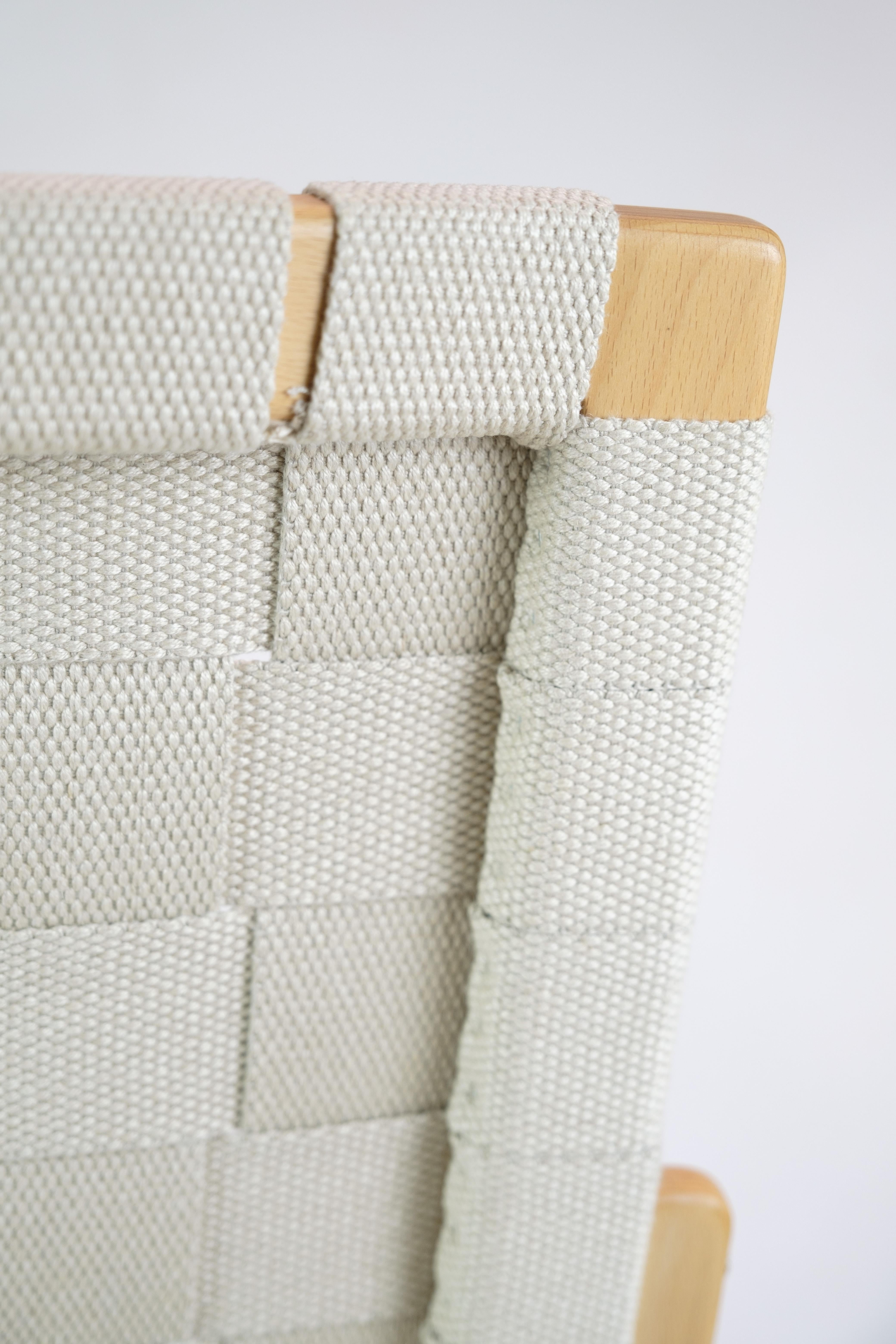 Sessel Modell Mina aus Buche, hergestellt von Bruno Mathsson (Buchenholz) im Angebot