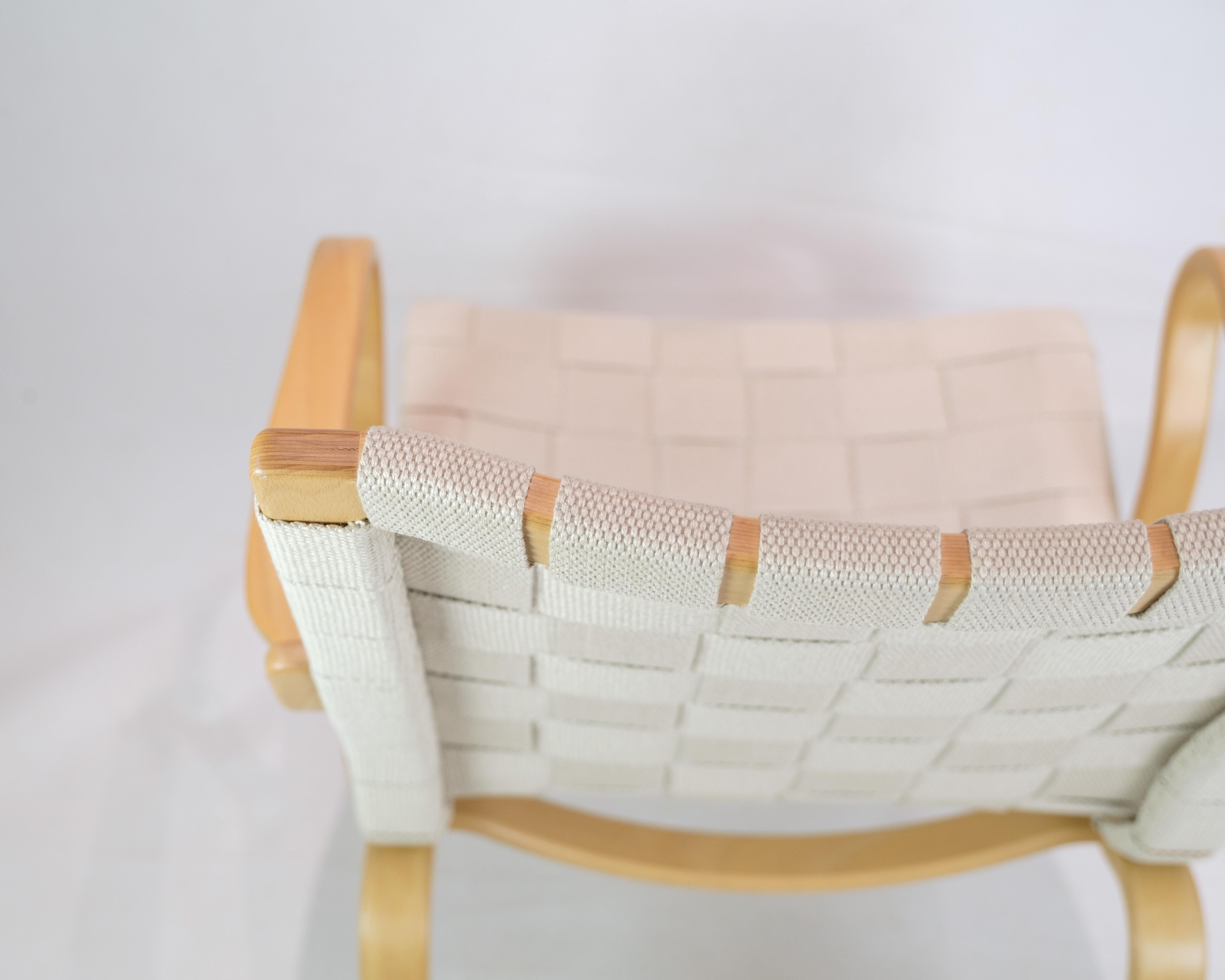 Armchair Model Mina Made In Beech By Bruno Mathsson For Sale 2