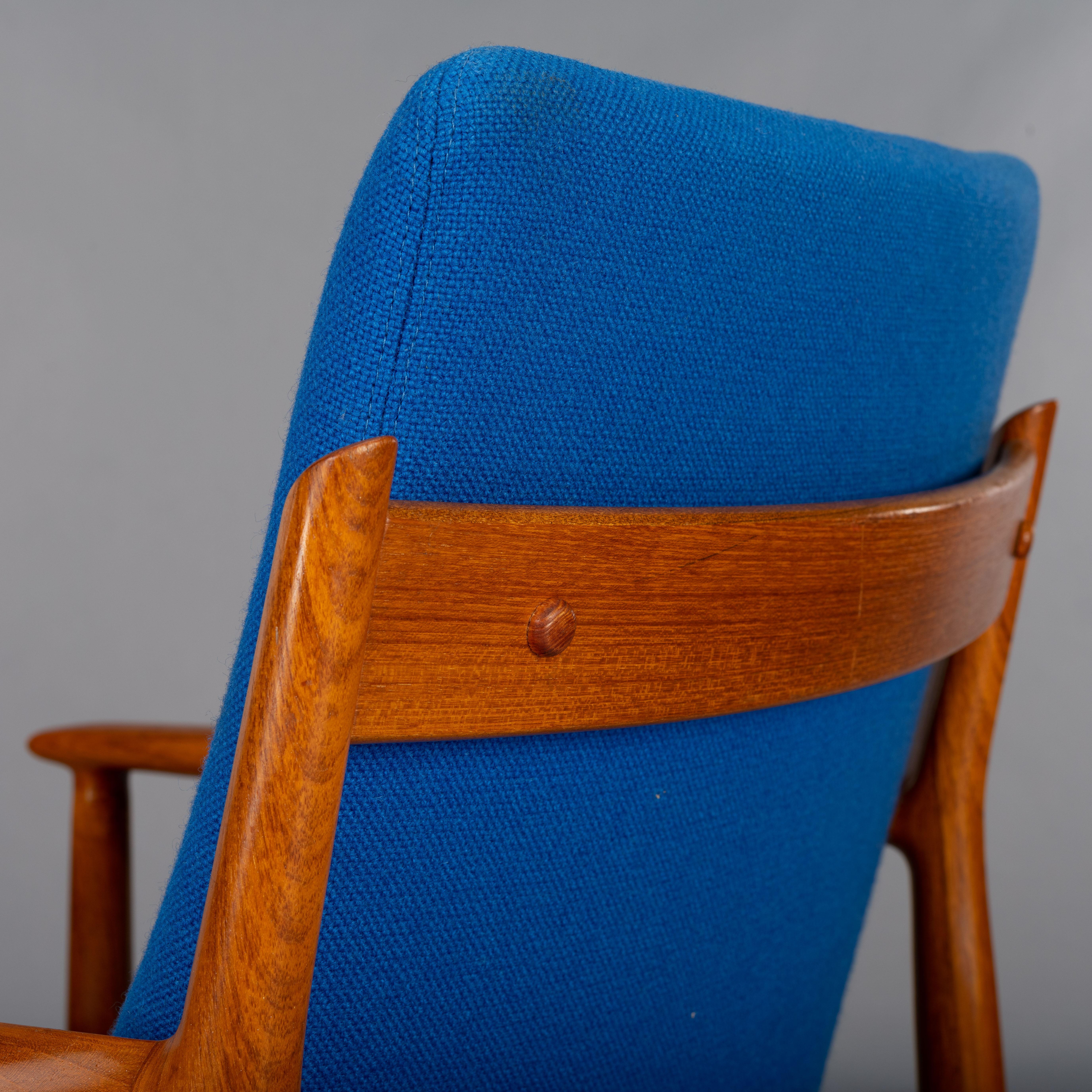 Armchair Model No. 341 by Arne Vodder for Sibast, 1970s, Set of 2 In Good Condition In Elshout, NL