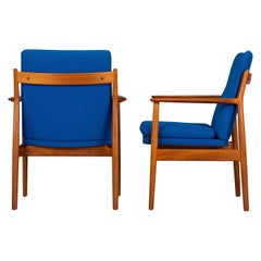 Armchair Model No. 341 by Arne Vodder for Sibast, 1970s, Set of 2