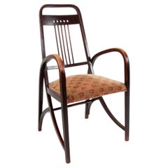 Fauteuil modèle n° 511 par Wiener Werkstätten pour Thonet à la manière d'un musée, 1904