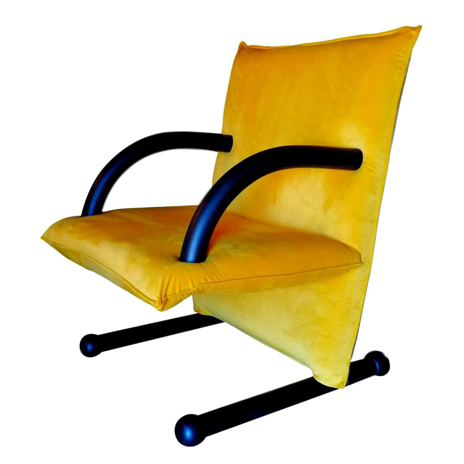 Sillón Modelo "T-Line" Diseño Burkhard Vogtherr, Años 80