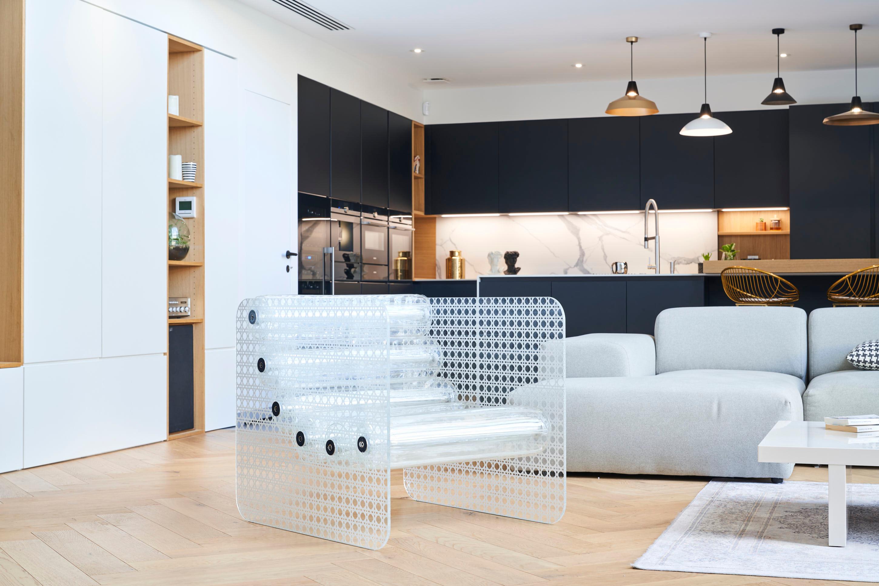 Moderne Fauteuil Mw02 «annage », fabriqué en France, conçu par Olivier Santini en vente