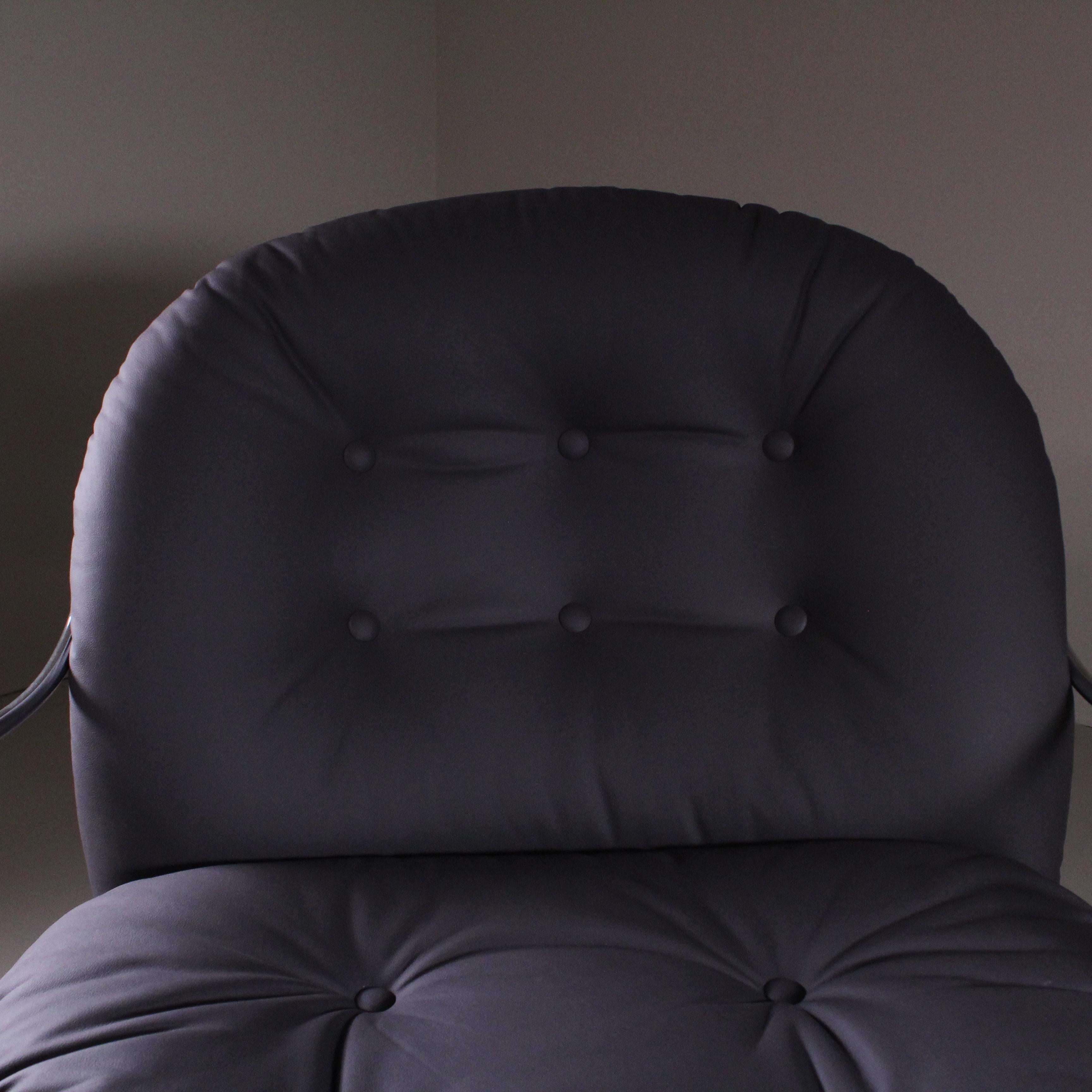 Fauteuil n 915, Carlo De Carli, Cinova, années 70 Bon état - En vente à Milano, Lombardia