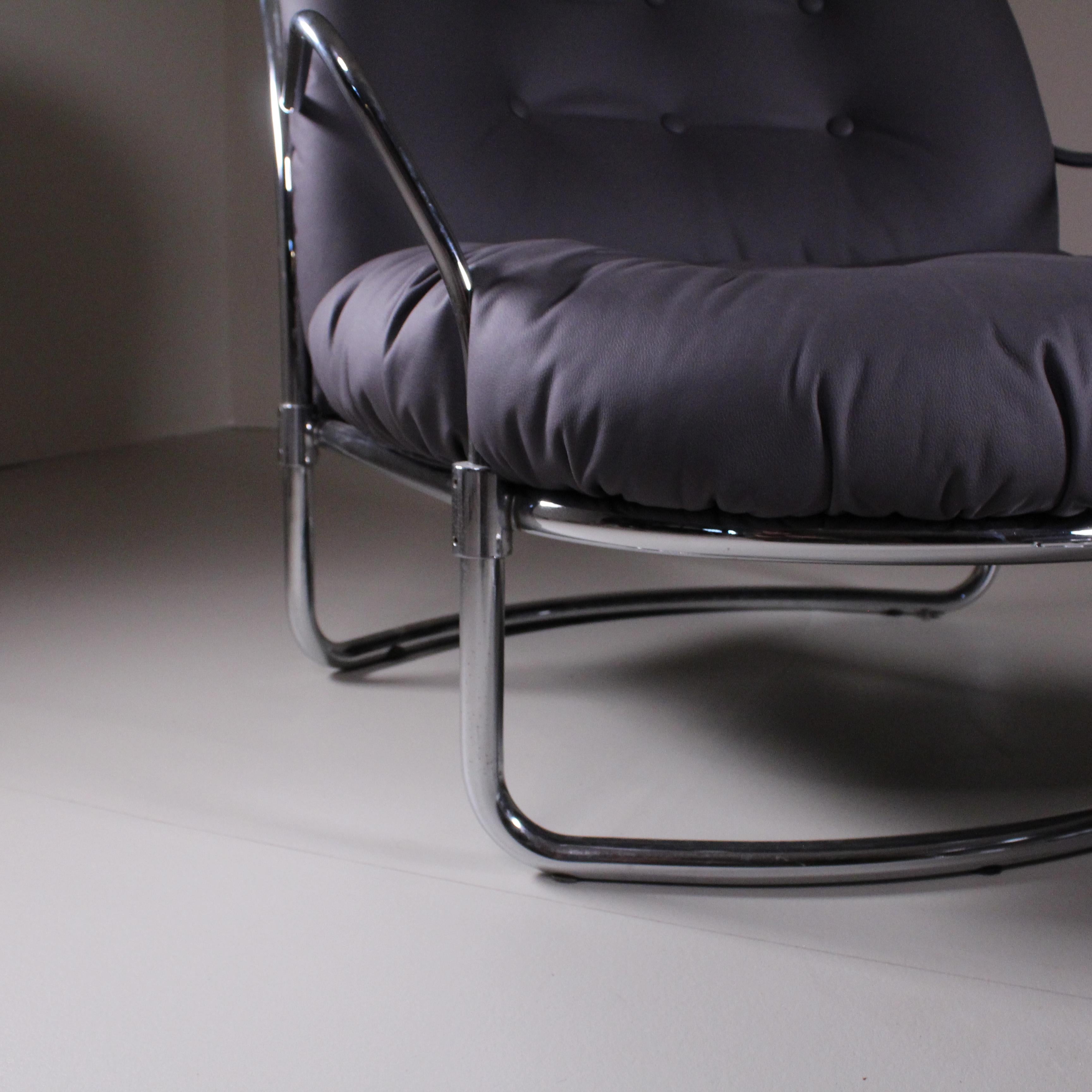 Milieu du XXe siècle Fauteuil n 915, Carlo De Carli, Cinova, années 70 en vente