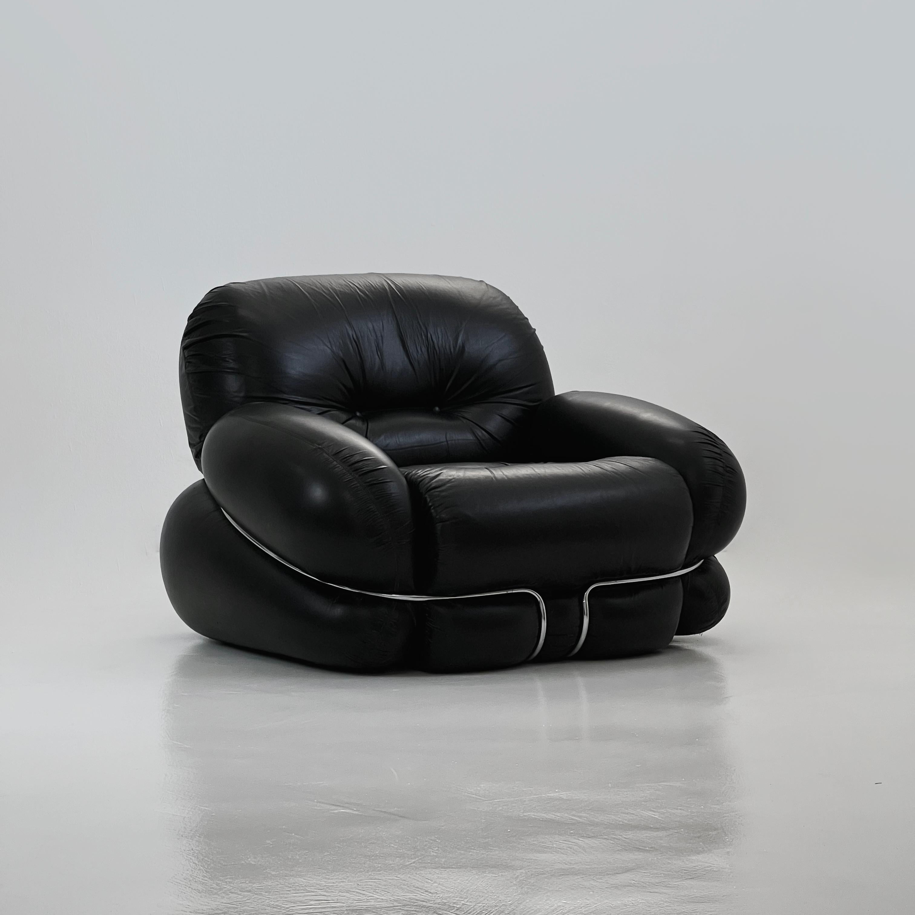 Sessel Okay, entworfen von Adriano Piazzesi für Studio Tre D Firenze, Italien 1970er Jahre im Zustand „Gut“ in Milano, IT