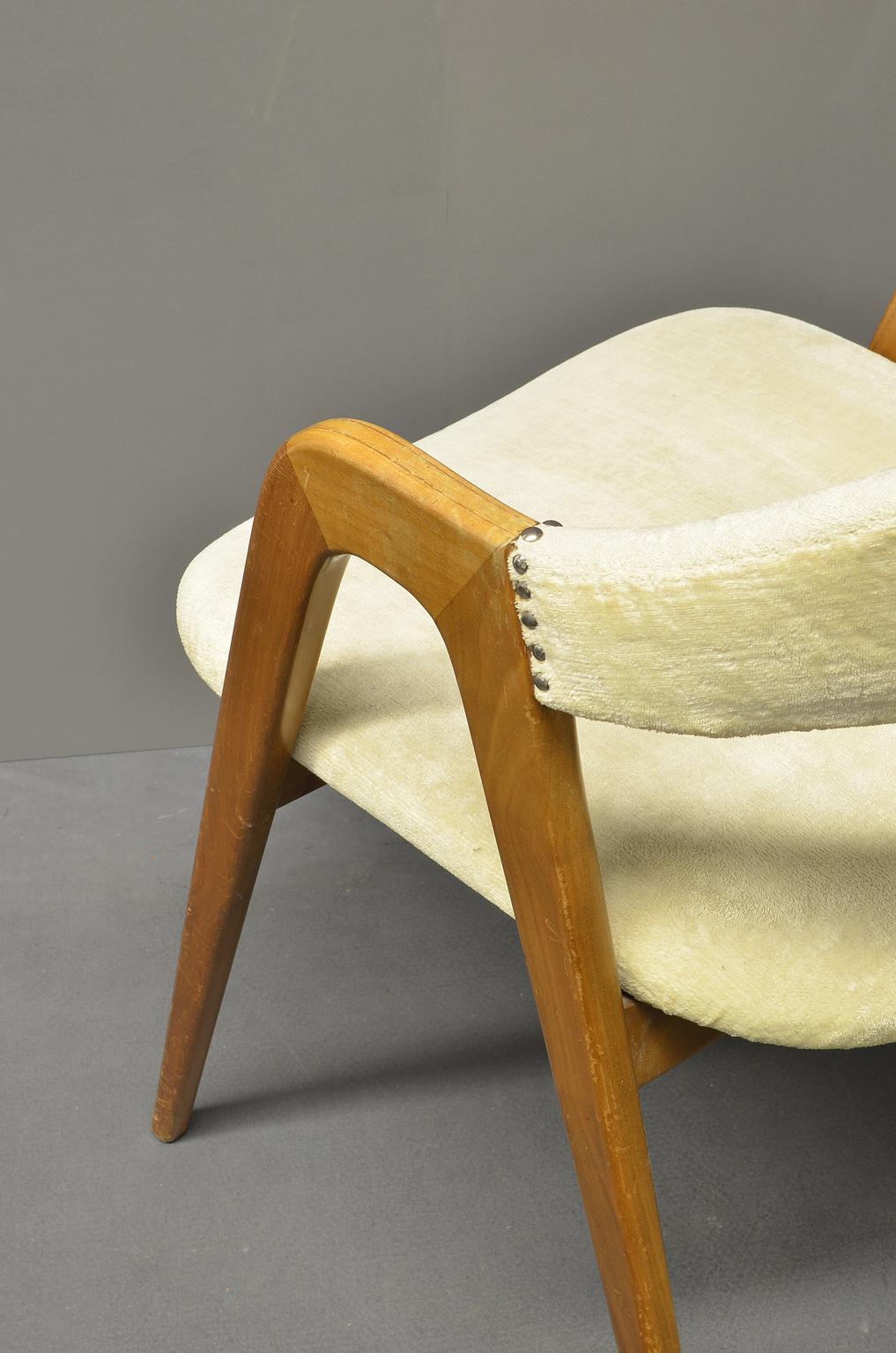 Armchair or Desk Chair Produced by WK Möbel in the 1960s, Germany In Good Condition In Nürnberg, Bavaria