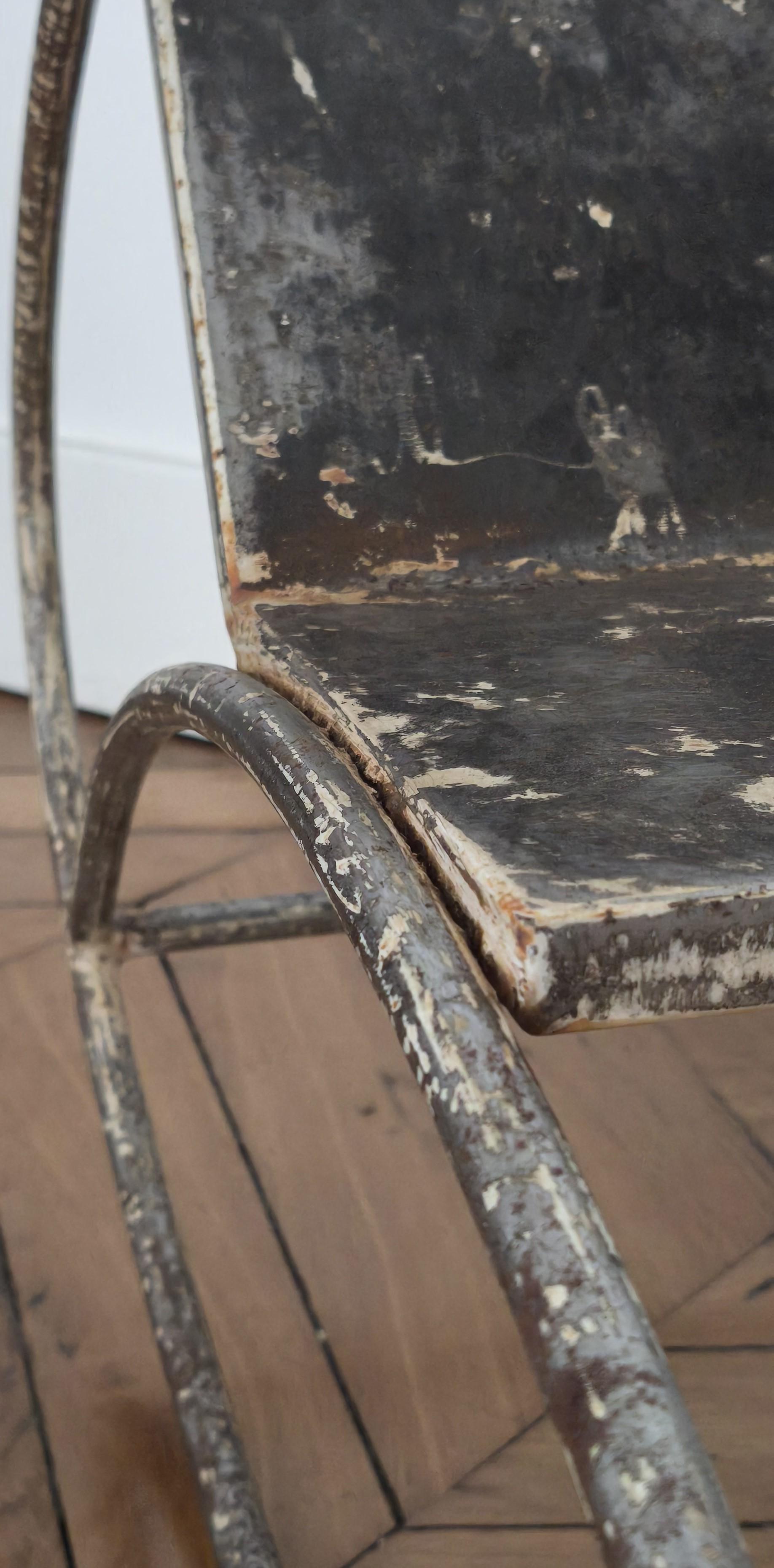 Armchair or rocking chair by Jean Michel Sanejouan - Atelier A, MMM 1970s France For Sale 9