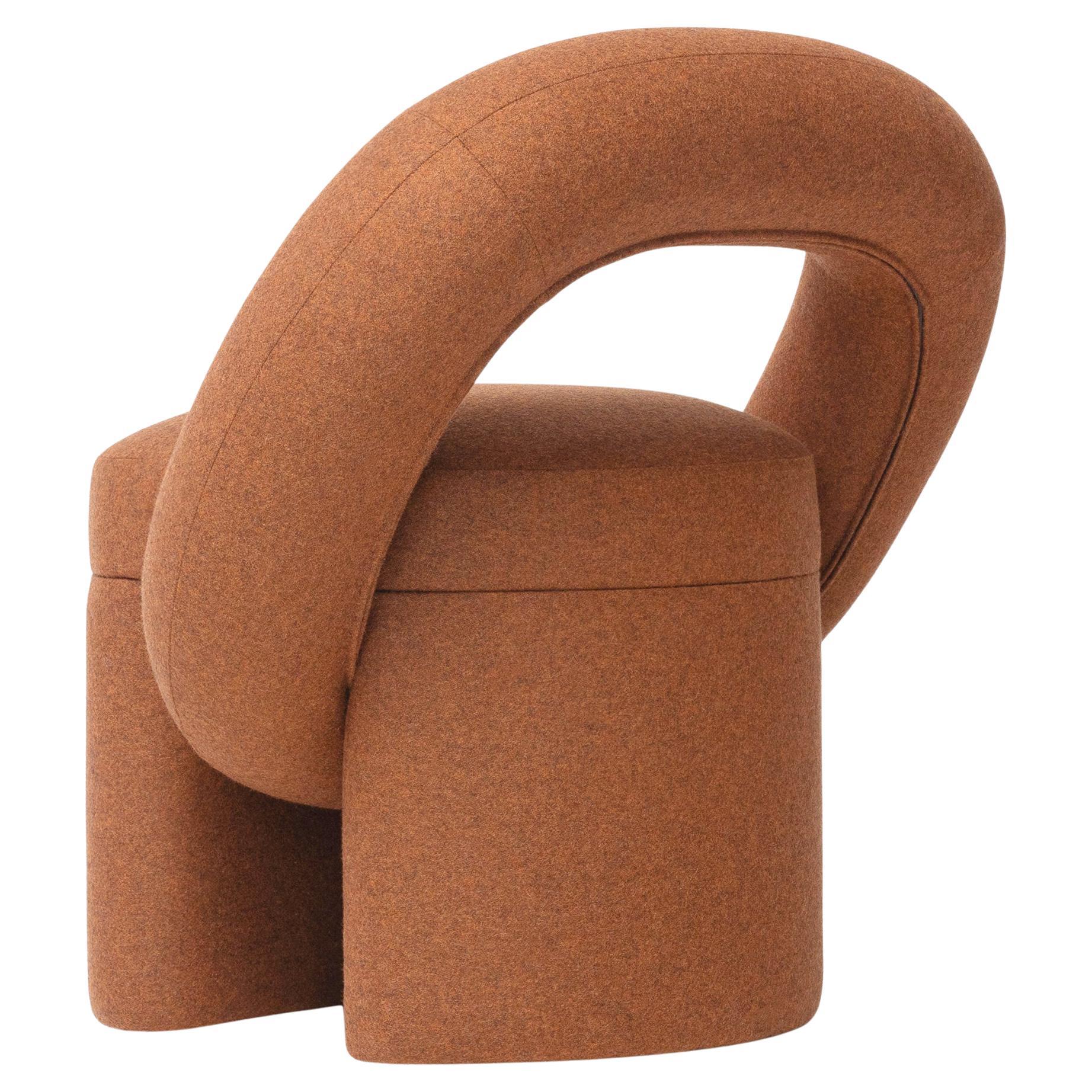 Armchair PLAY in Wool Fabric Best of year 2022 winner Interior Design Magazine