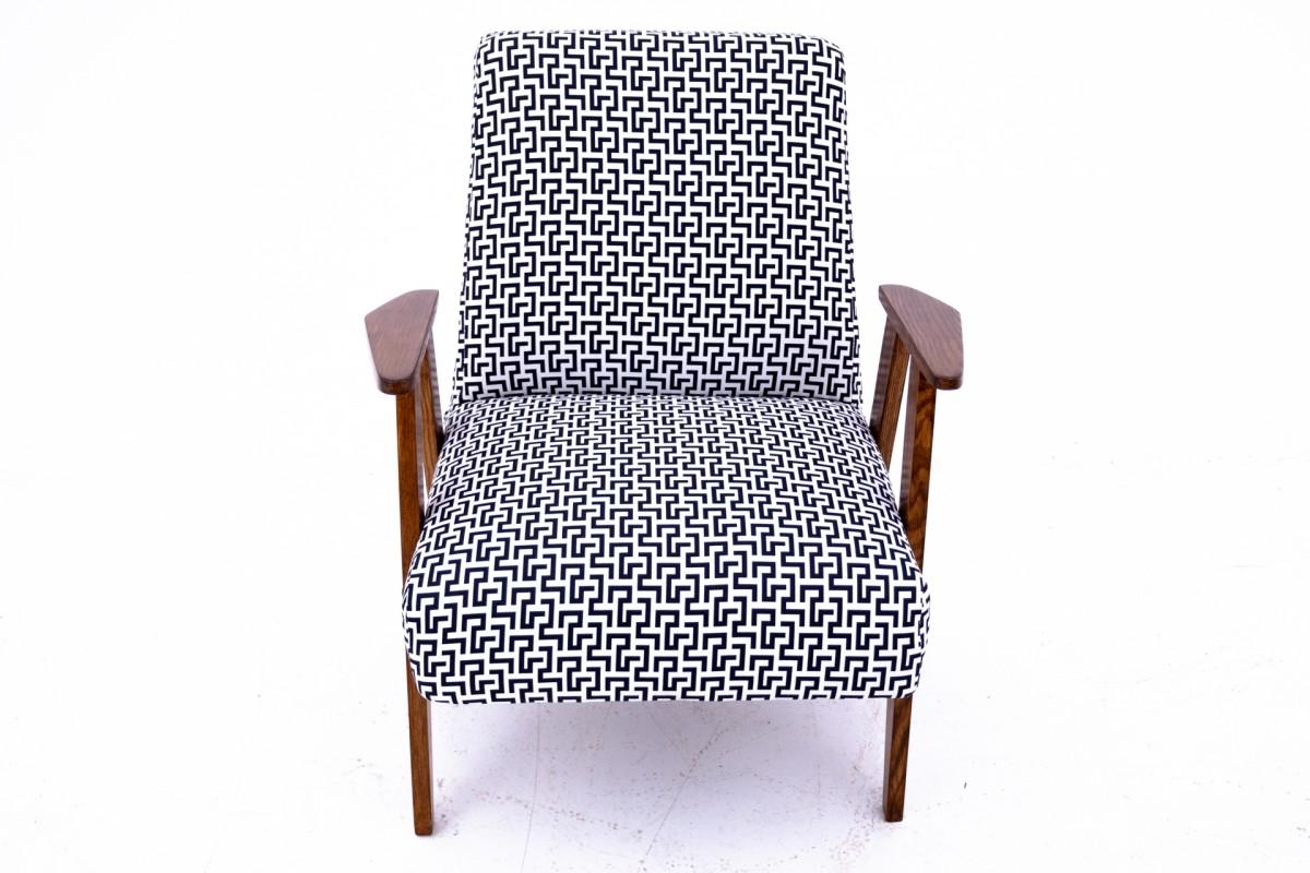 Mid-Century moderno Armchair, Poland, 1960s. in vendita