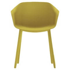 Sessel Poly aus verstärktem Kunststoff gelb für Indoor modernes Design