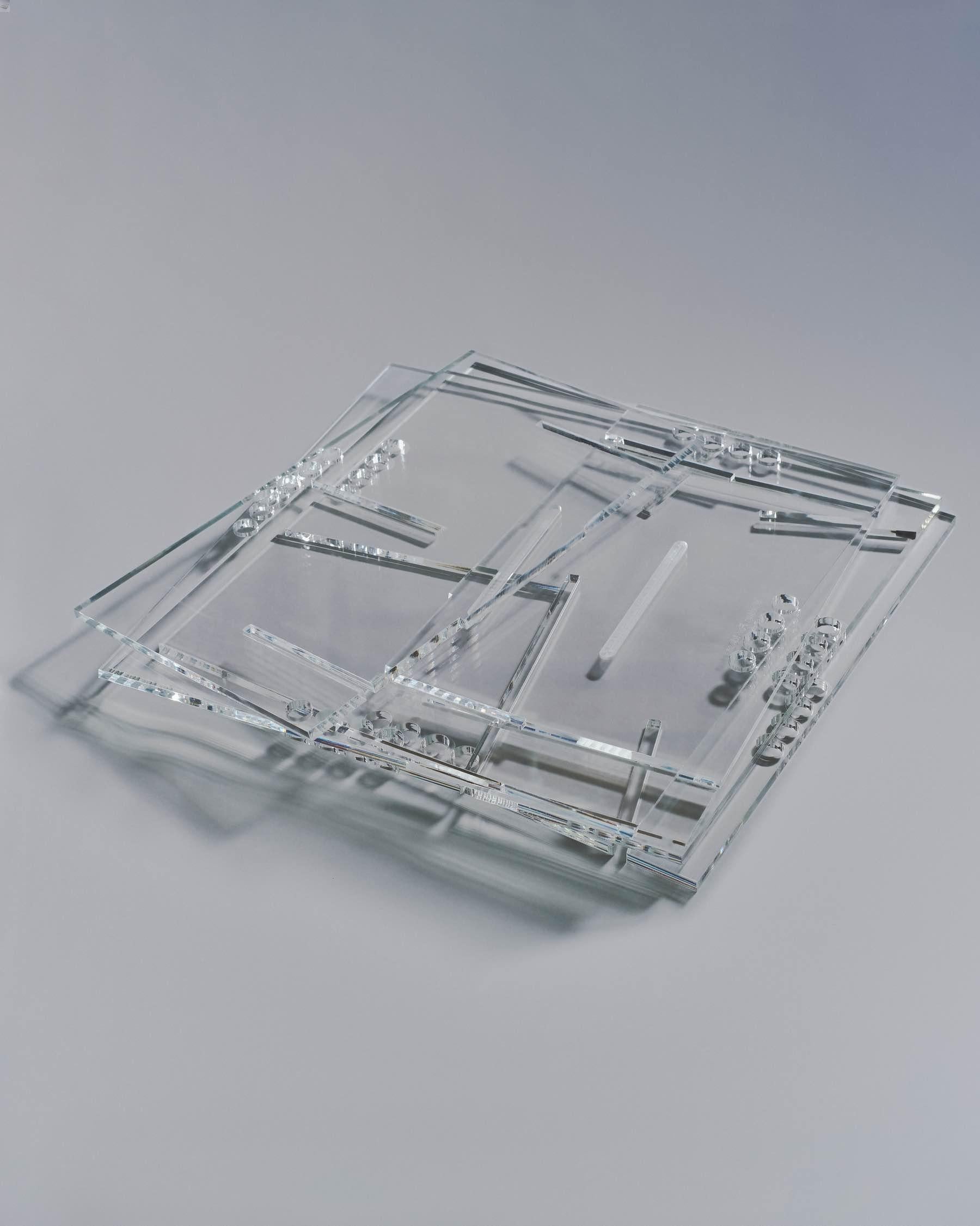 Contemporary Armchair Purity, Acrylic Glass For Sale