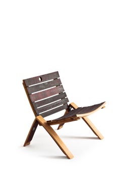 Armchair Riva 1920 Etta Design Franco & Matteo Origoni Oak from Barrique barrels