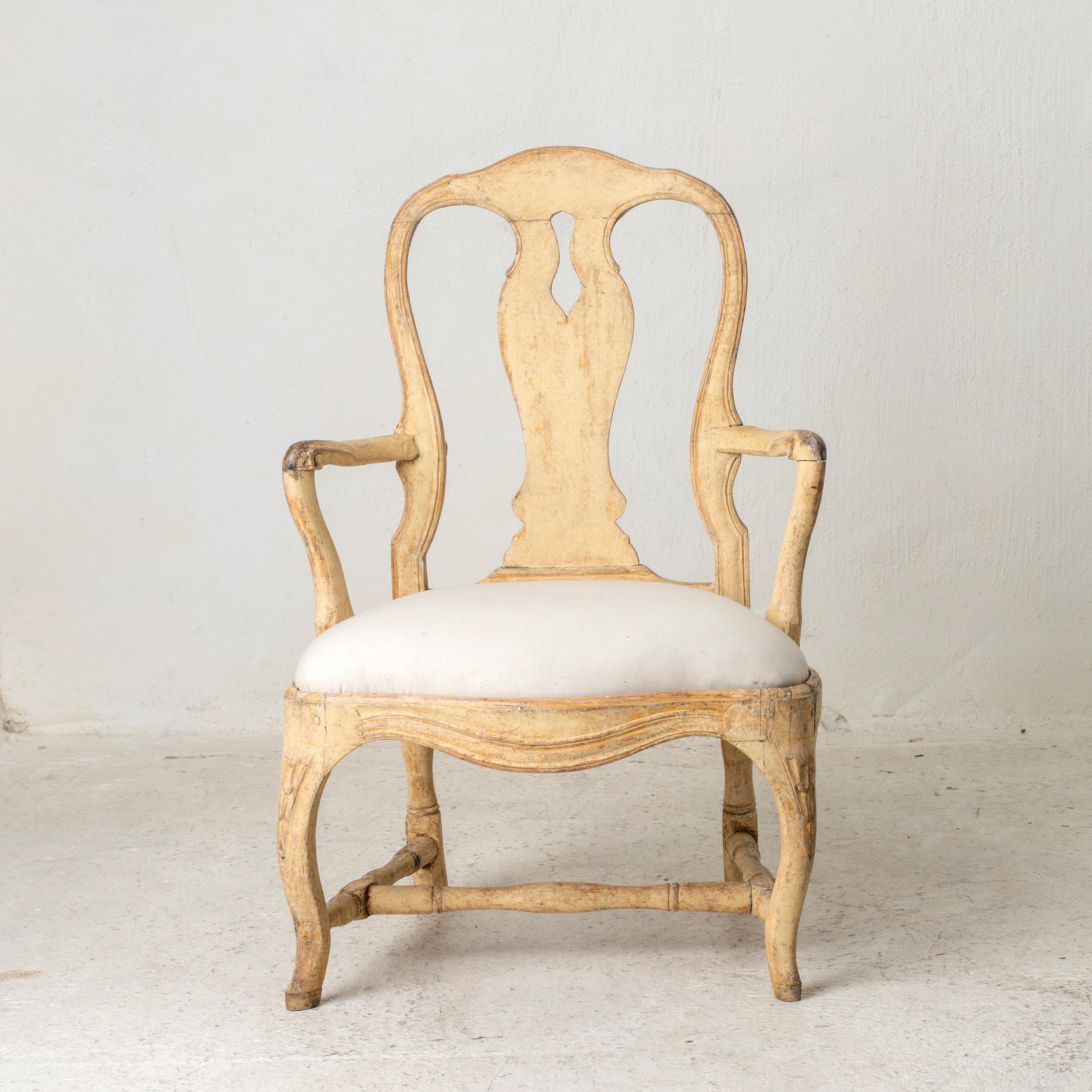 Suédois Fauteuil Rocococo Suède en vente