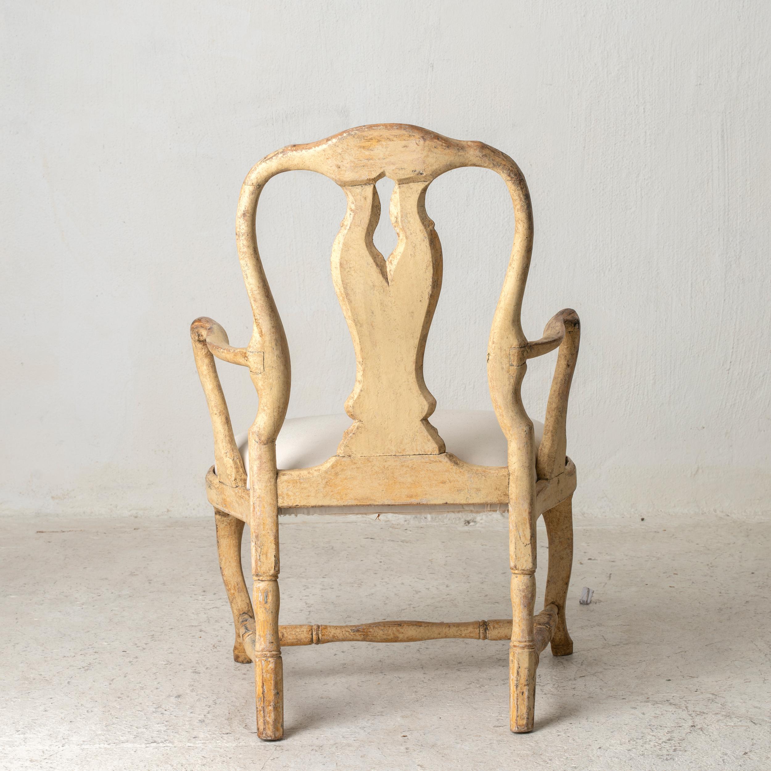 Fauteuil Rocococo Suède Bon état - En vente à New York, NY
