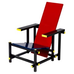 Armchair "Rouge Bleu" Bauhaus Spirit, 1970s
