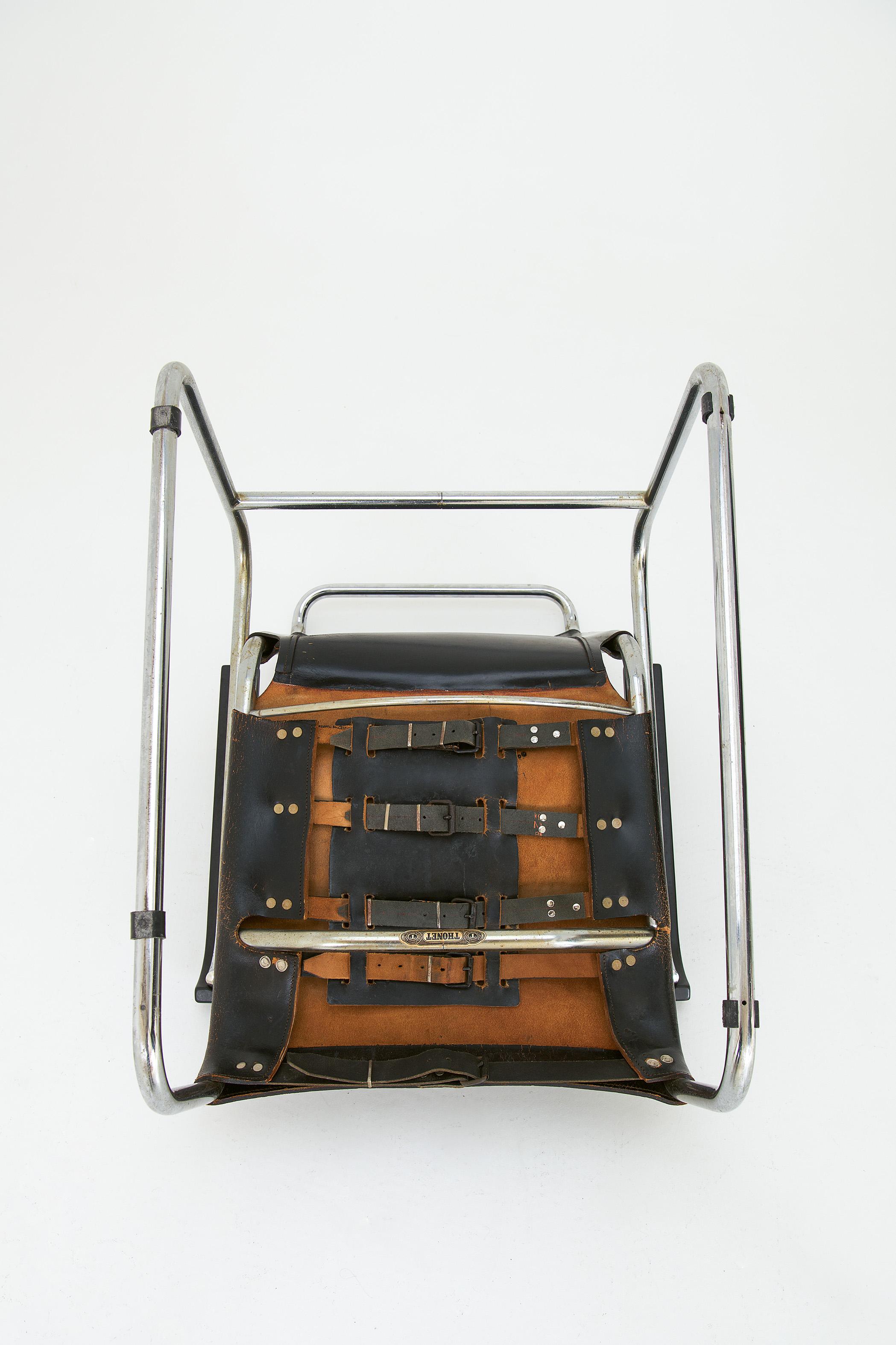 Sillón 'S35 L' - Marcel Breuer Acero en venta