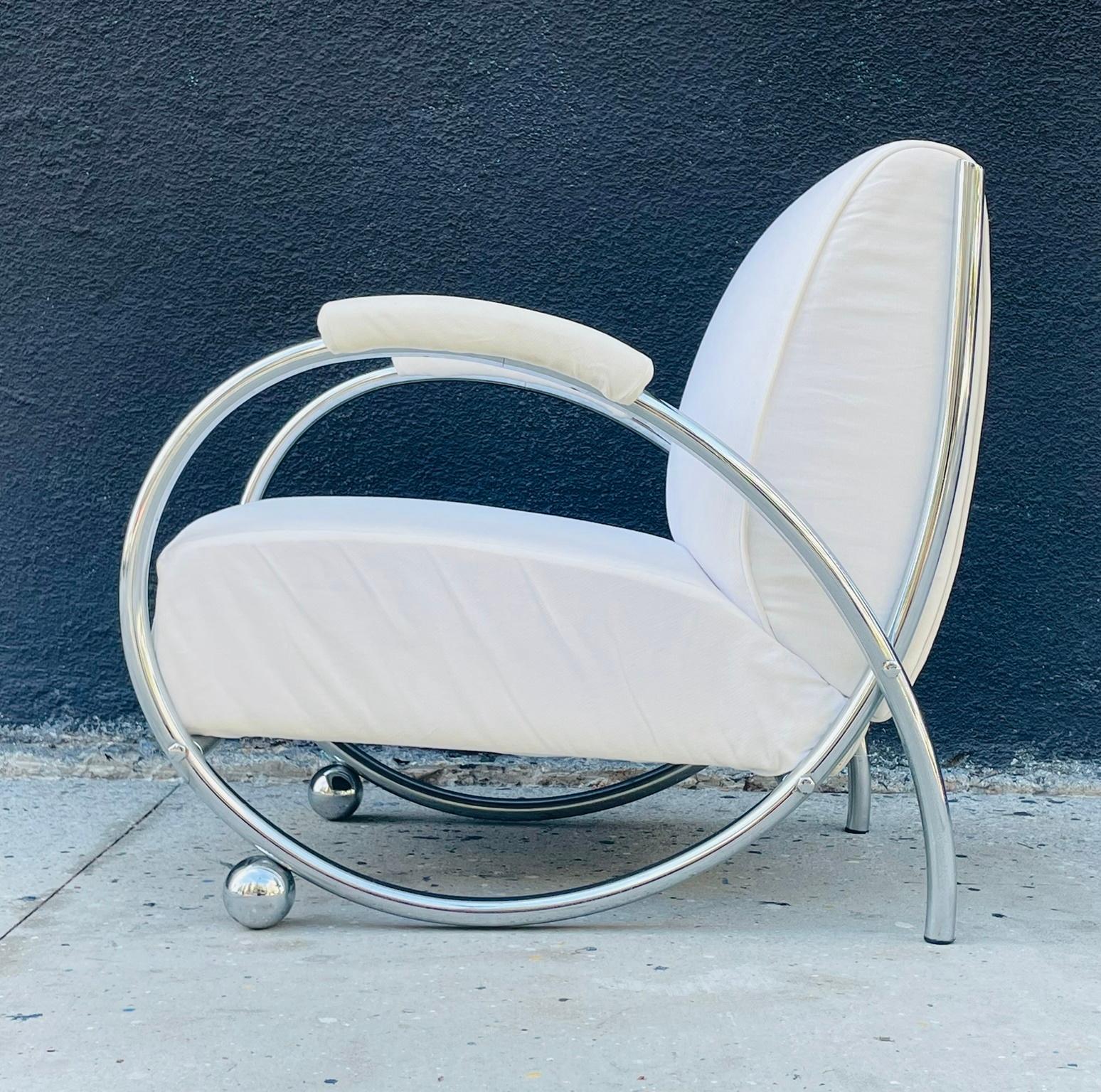 Armchair “Saxhorn” by CLC France In Good Condition For Sale In Los Angeles, CA