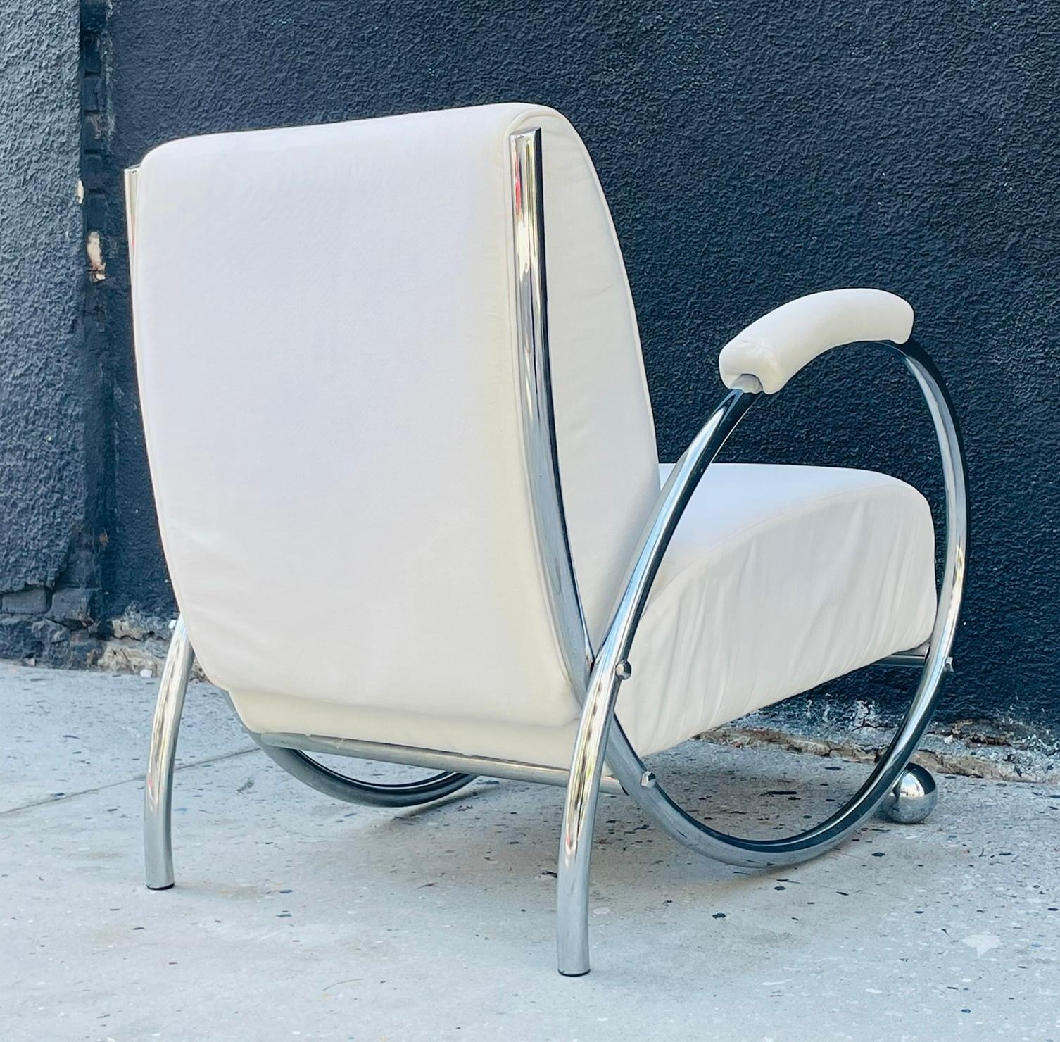 Fabric Armchair “Saxhorn” by CLC France For Sale