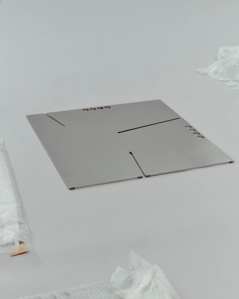 Armchair Self Reflection, Polished Mirror Aluminium For Sale at 1stDibs