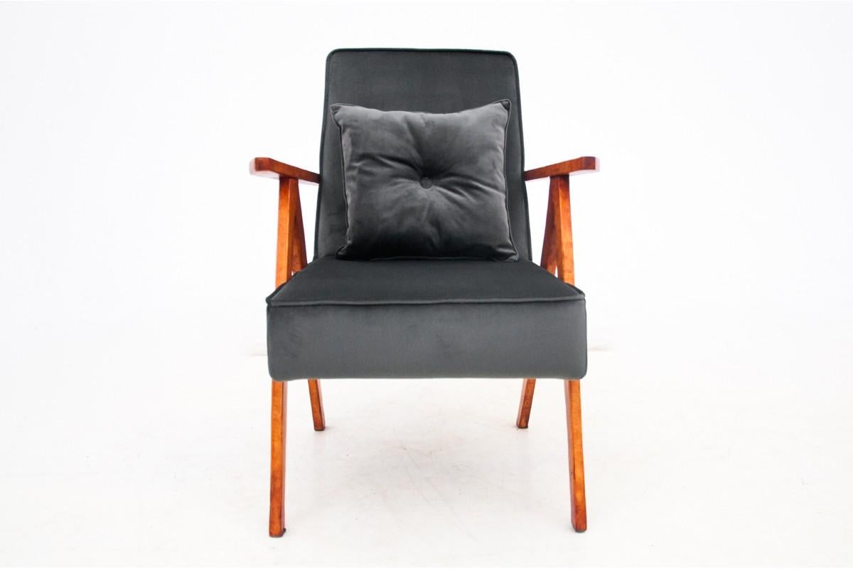 Polish Armchair Set, Poland, 1960s For Sale