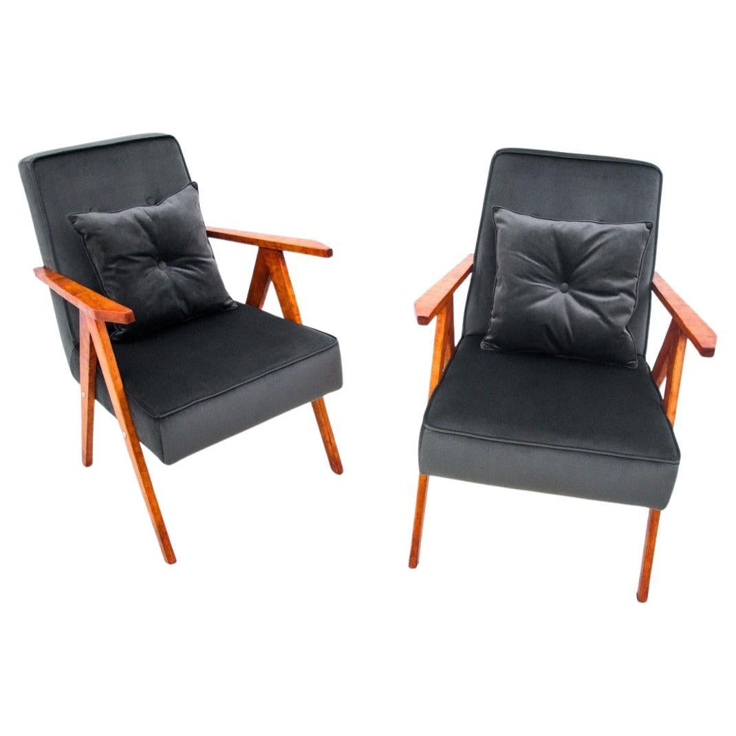Armchair Set, Poland, 1960s