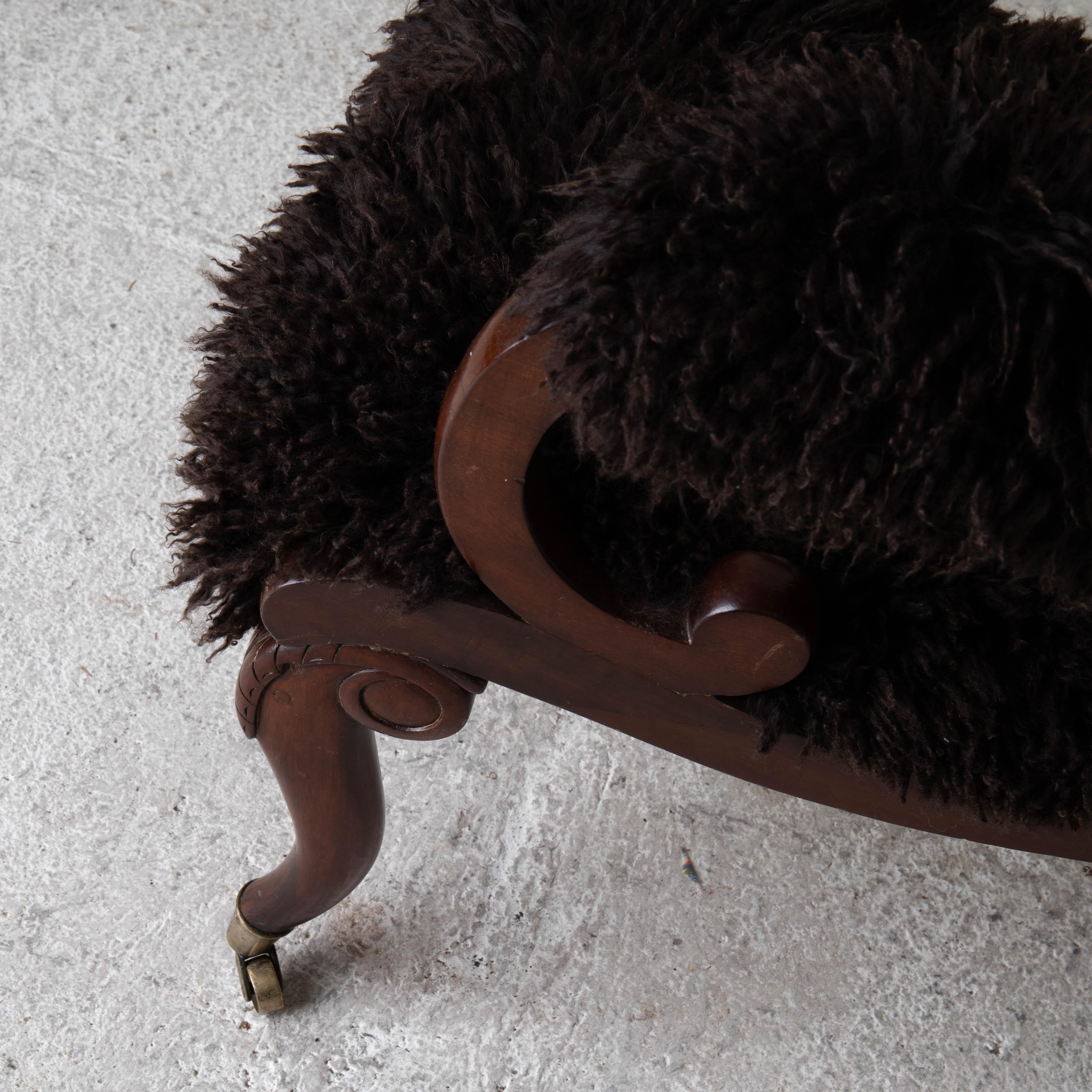 Armchair Sweden Late 19th Century Brown Swedish In Good Condition In New York, NY