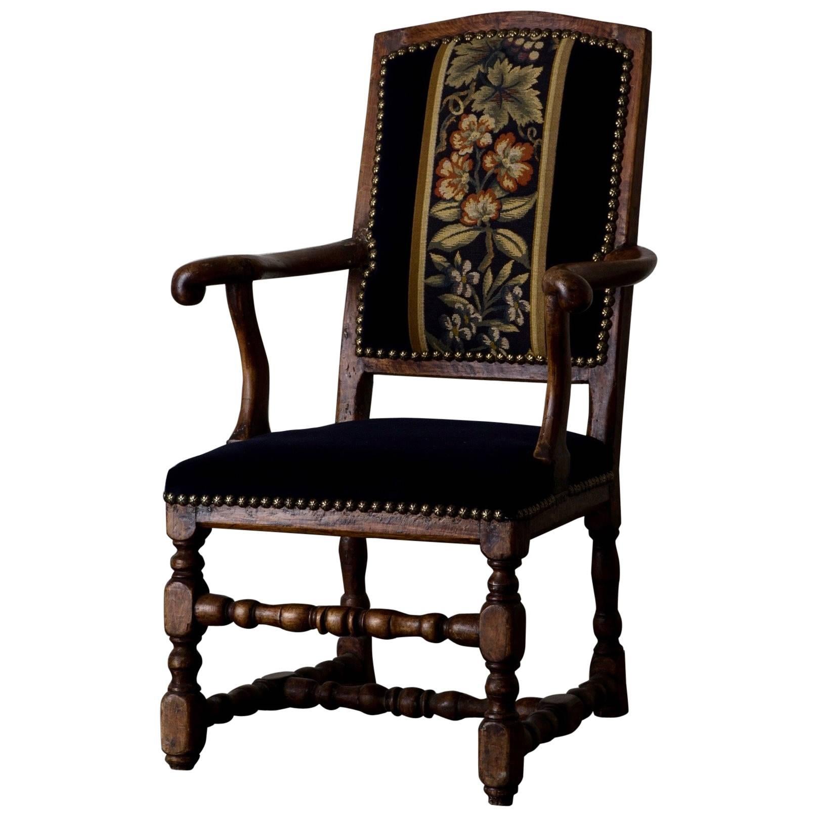Sessel Schwedischer Barock Eichenholz Schweden