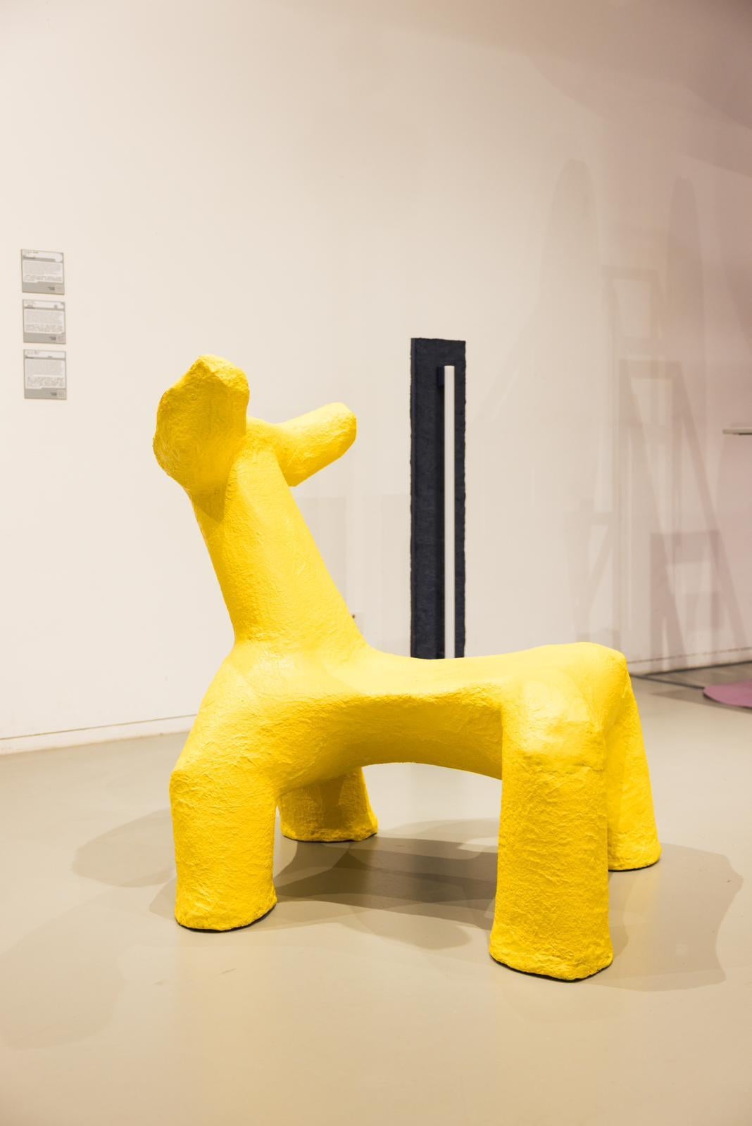 The concept of the chair was born from the feeling of “strong” I directly think about being in I form of a bull and express that moment of restlessness when you are in front of something bigger than you, this chair makes you ride the impossible.