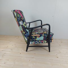 Fauteuil, textile "Melody" de Stig Lindberg, Suède