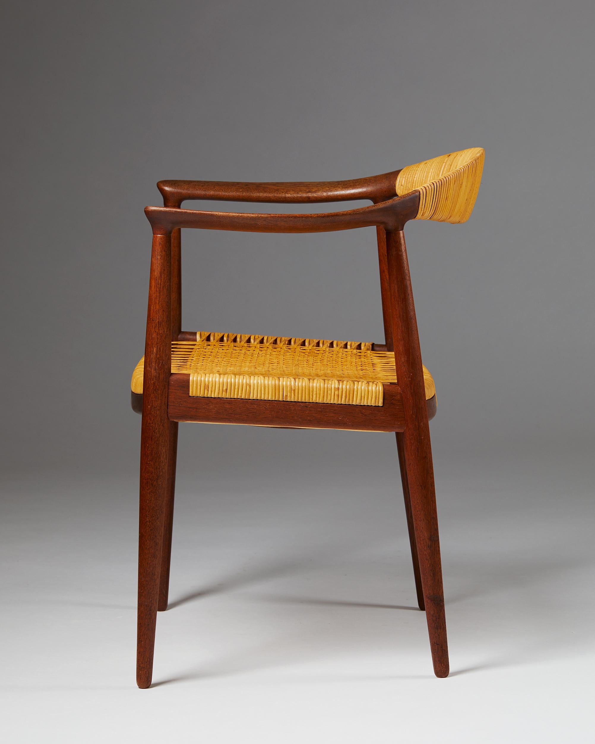 Danish Armchair “The Chair”, Designed by Hans Wegner for Johannes Hansen, Denmark, 1949