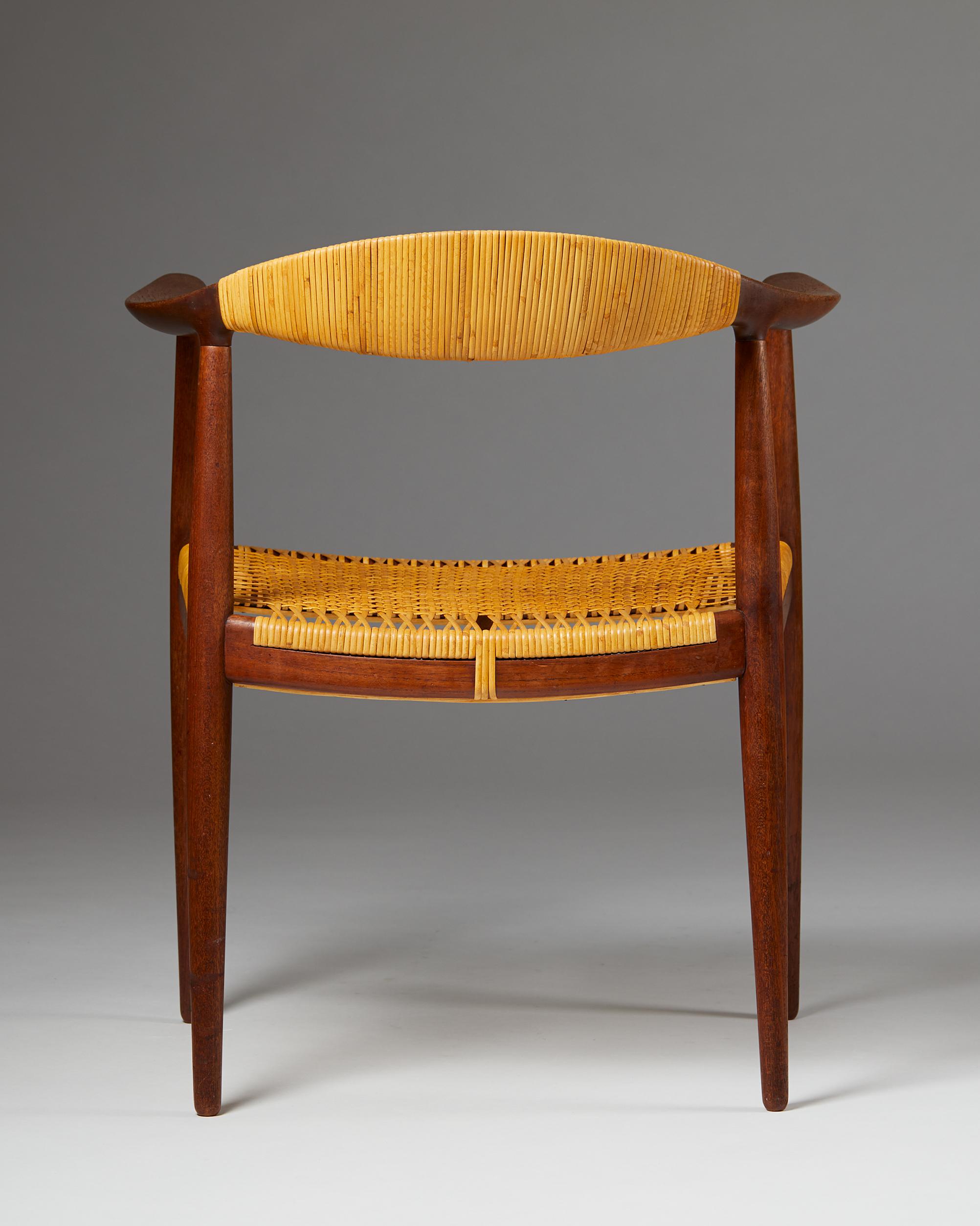 Mid-20th Century Armchair “The Chair”, Designed by Hans Wegner for Johannes Hansen, Denmark, 1949