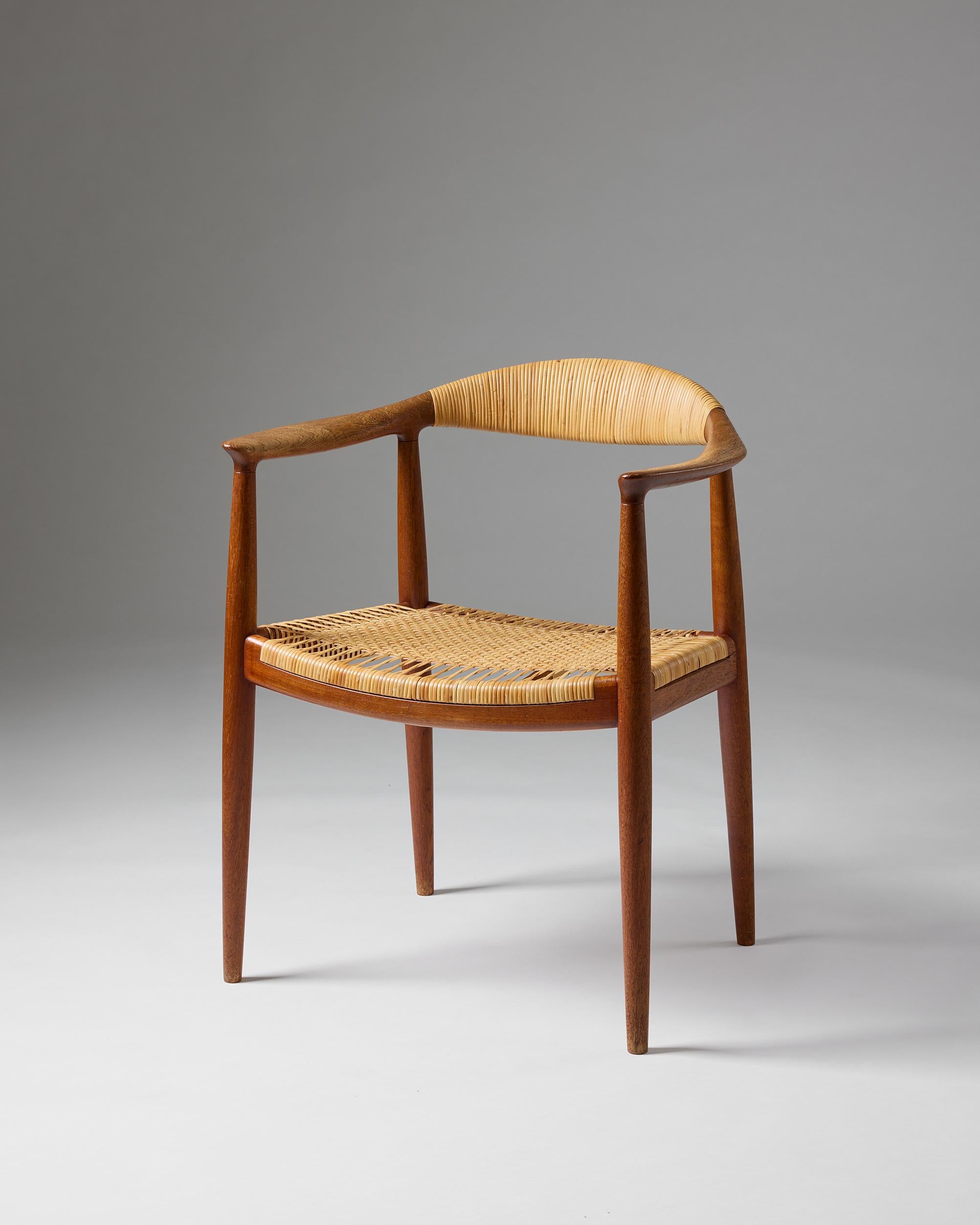 Sessel 'The Chair' Modell JH 501 entworfen von Hans Wegner für Johannes Hansen (Dänisch) im Angebot