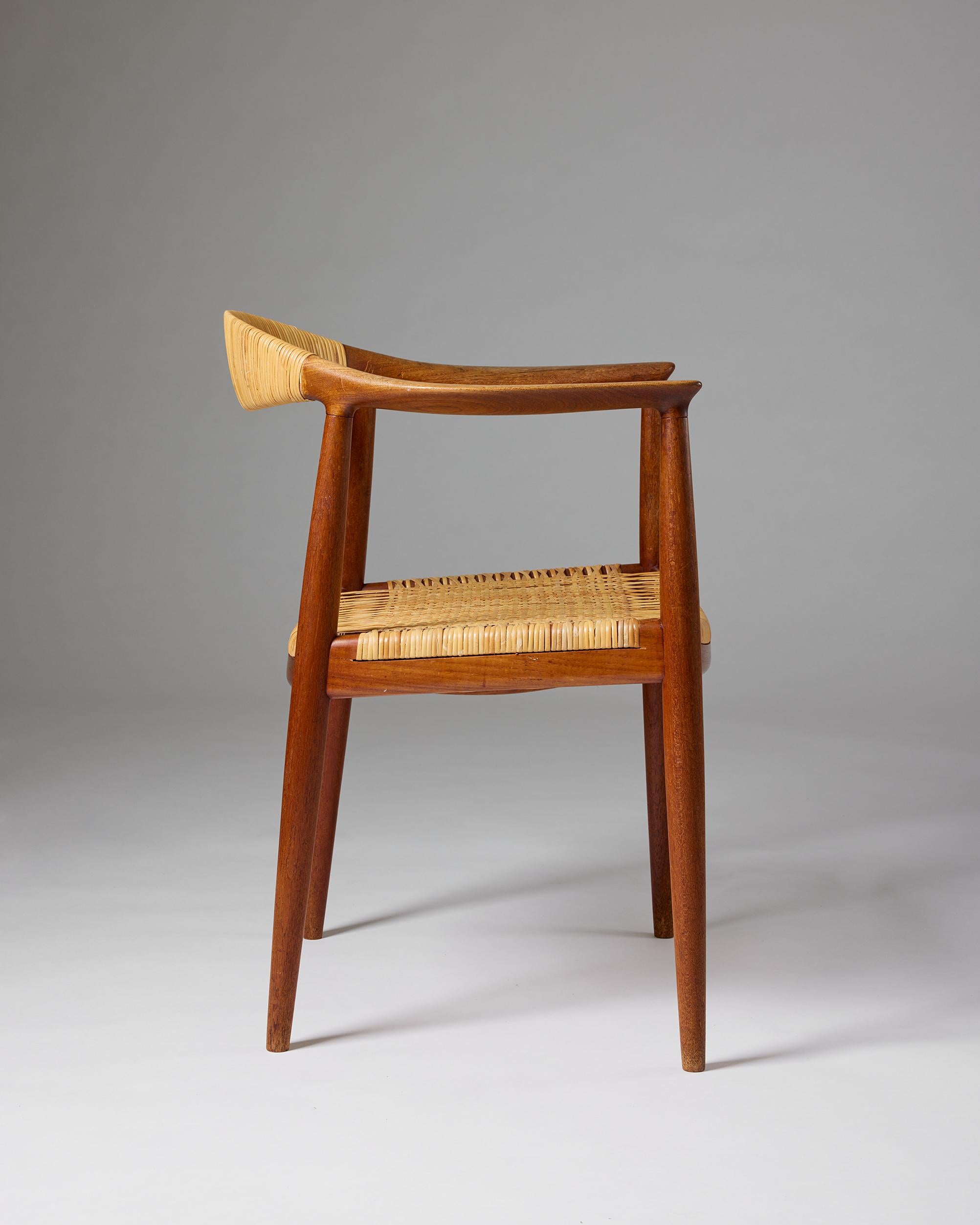 Sessel 'The Chair' Modell JH 501 entworfen von Hans Wegner für Johannes Hansen im Angebot 3