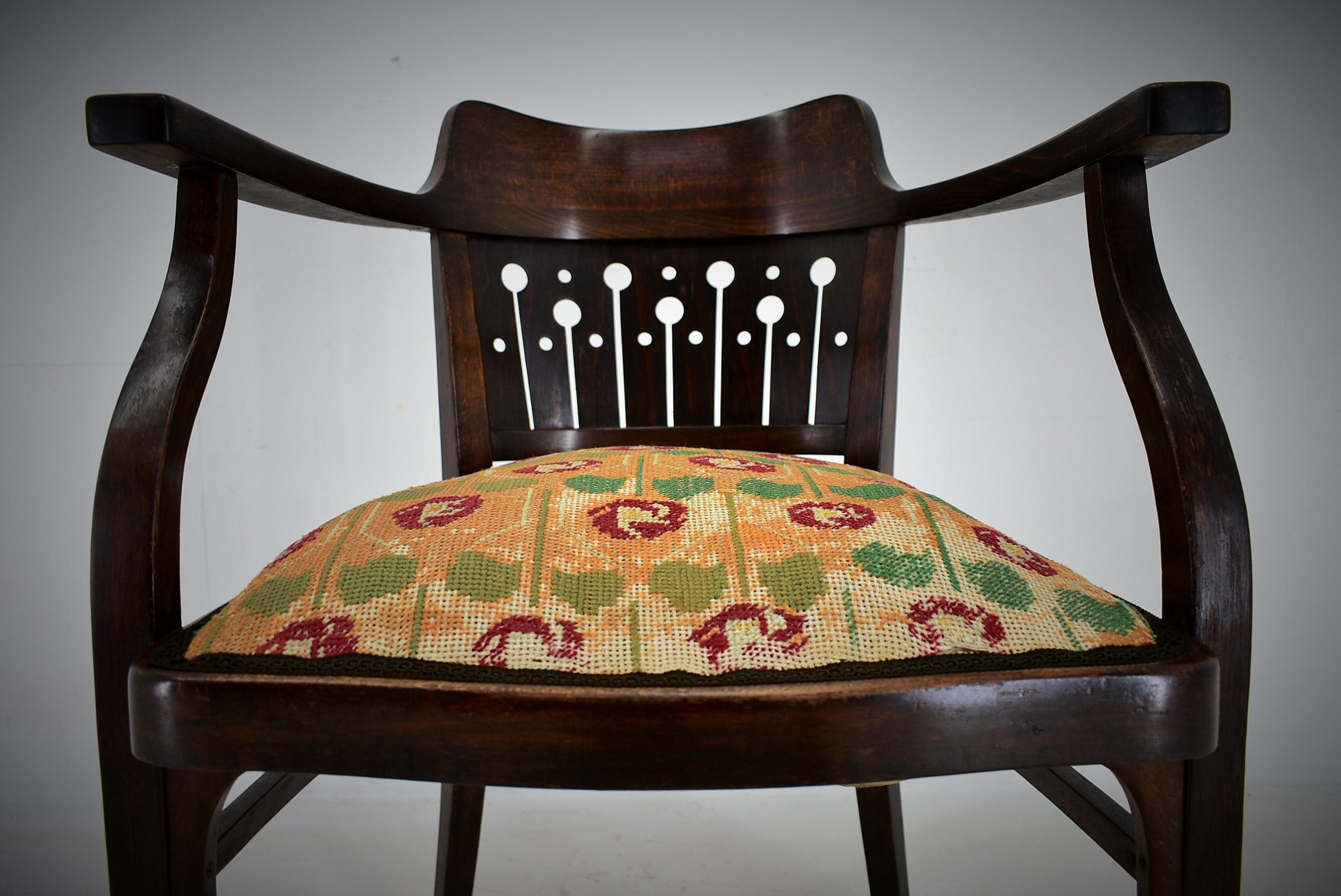 Armchair Thonet Nr.6142, Otto Wagner in 1905 In Good Condition For Sale In Praha, CZ