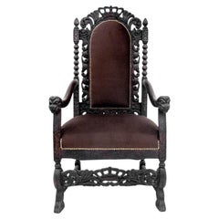 Armchair - throne, Western Europe, around 1910.