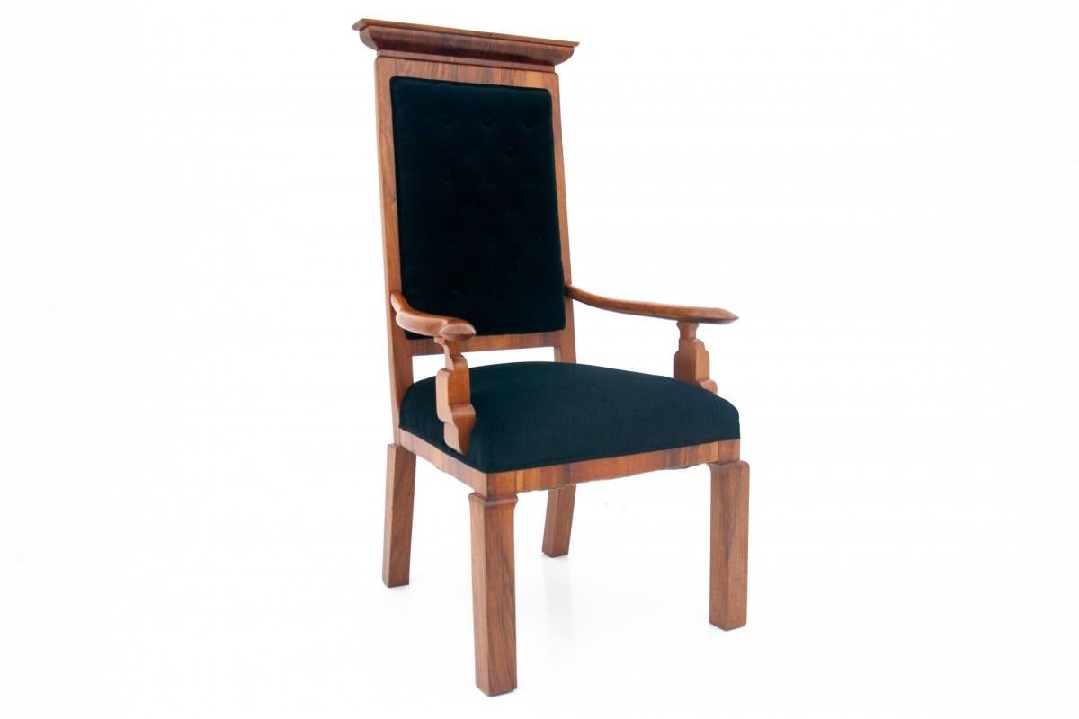 German Armchair - throne, Western Europe, early 20th century. After renovation. For Sale