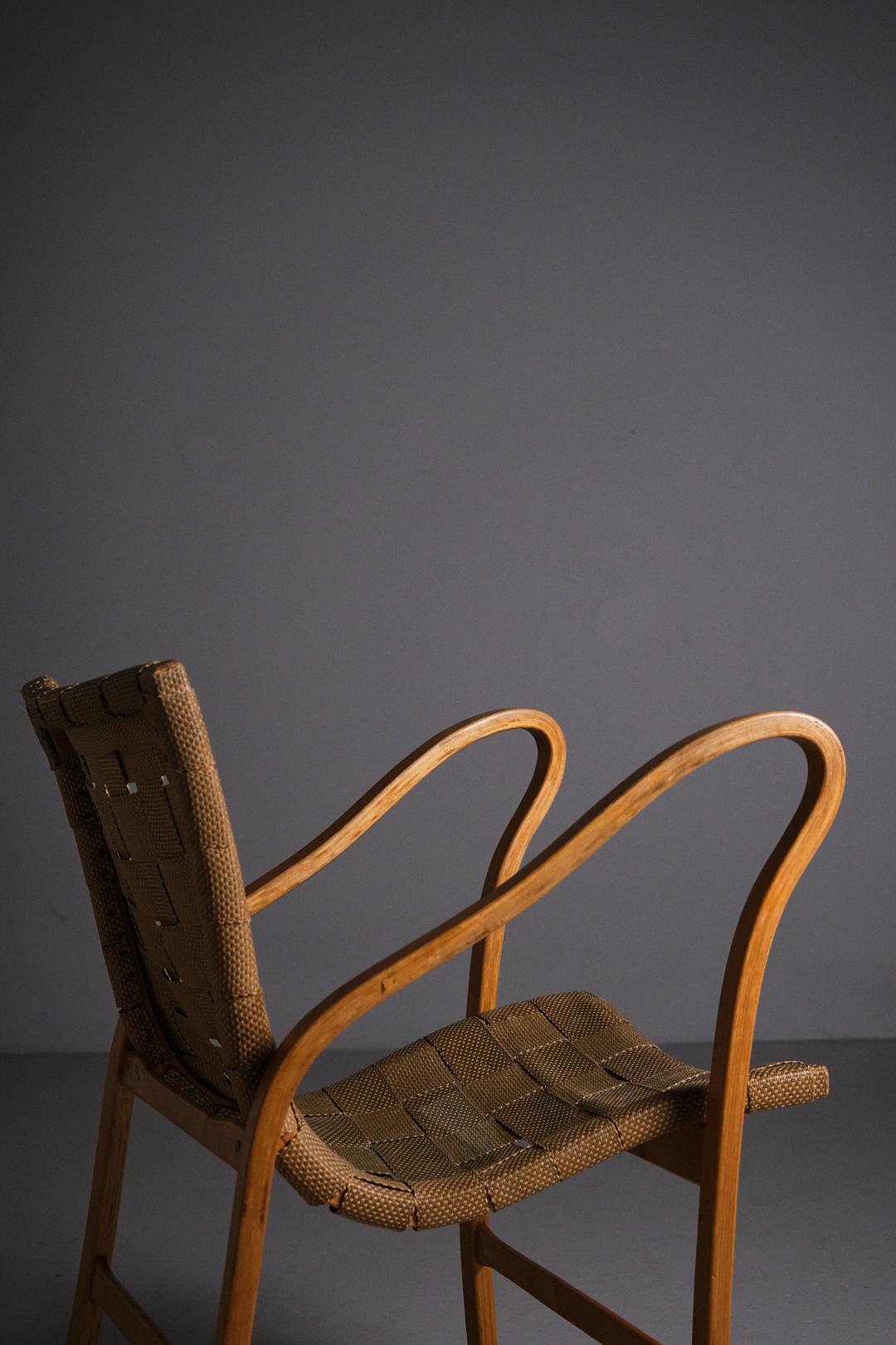 Armchair 'Tösen' by Gustav Axel Berg, Sweden, 1940s For Sale 4