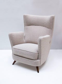 Armchair "Tren" Designed by Manuel Barbero, 1953, Spain, Chair, White, Design