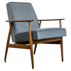 Mid-Century Modern Vintage Grey Armchair Type 300-190 by H. Lis, 1960s