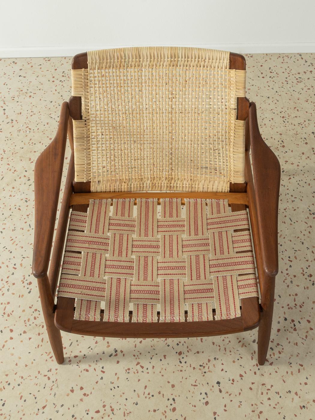 Armchair Type 400 by Hartmut Lohmeyer for Wilkhahn in 1950s In Good Condition In Neuss, NW