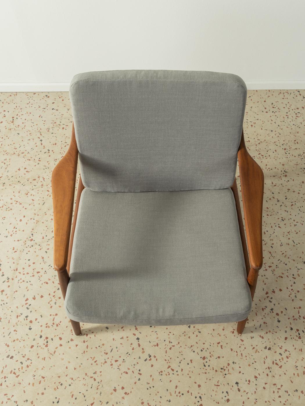 Armchair Type 400 by Hartmut Lohmeyer for Wilkhahn in 1950s In Good Condition For Sale In Neuss, NW
