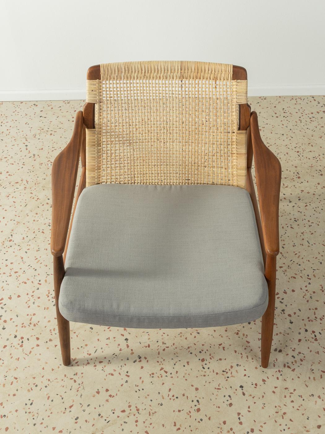 Mid-20th Century Armchair Type 400 by Hartmut Lohmeyer for Wilkhahn in 1950s For Sale