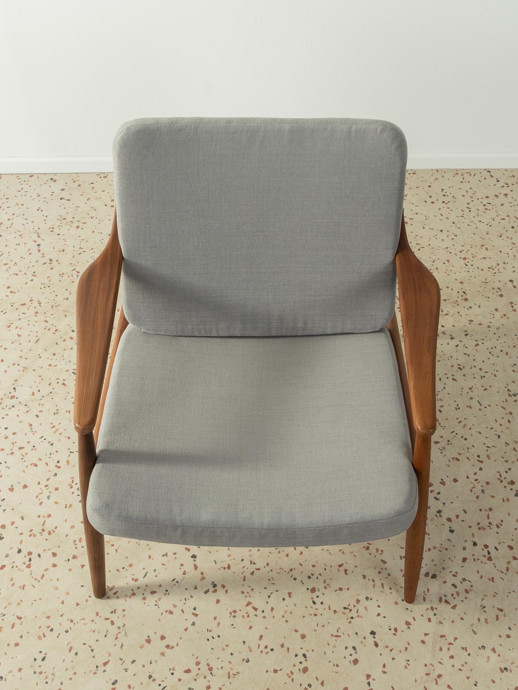 Upholstery Armchair Type 400 by Hartmut Lohmeyer for Wilkhahn in 1950s For Sale