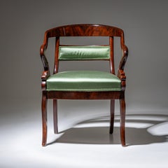 Armchair with Dolphin Motifs, 19th Century