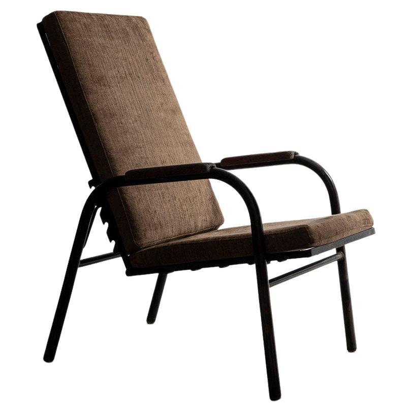 Armchair with Reclining System 1950s, Jean Prouvé